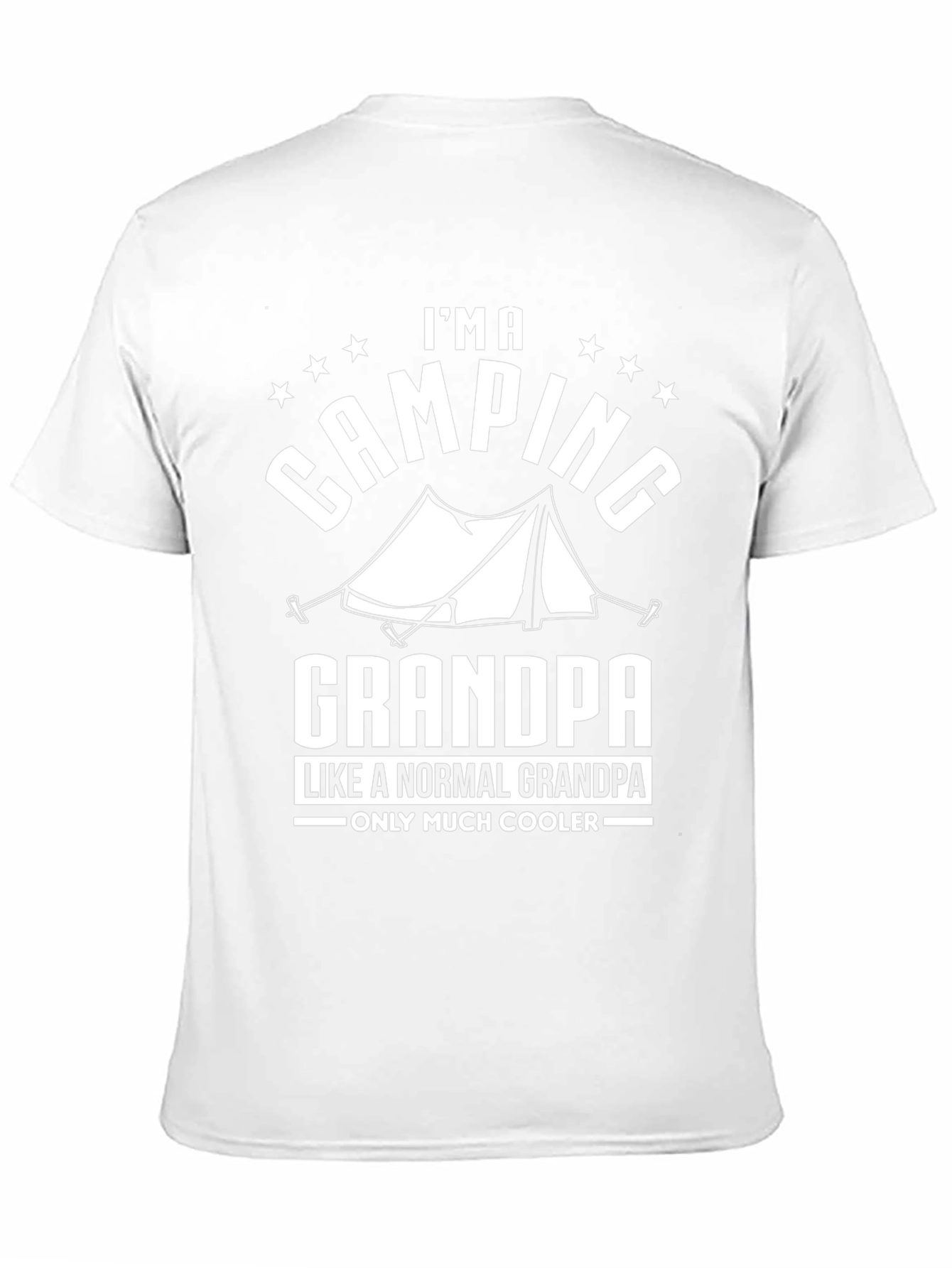 Camping Grandpa T-Shirt - Much Cooler Than Normal!