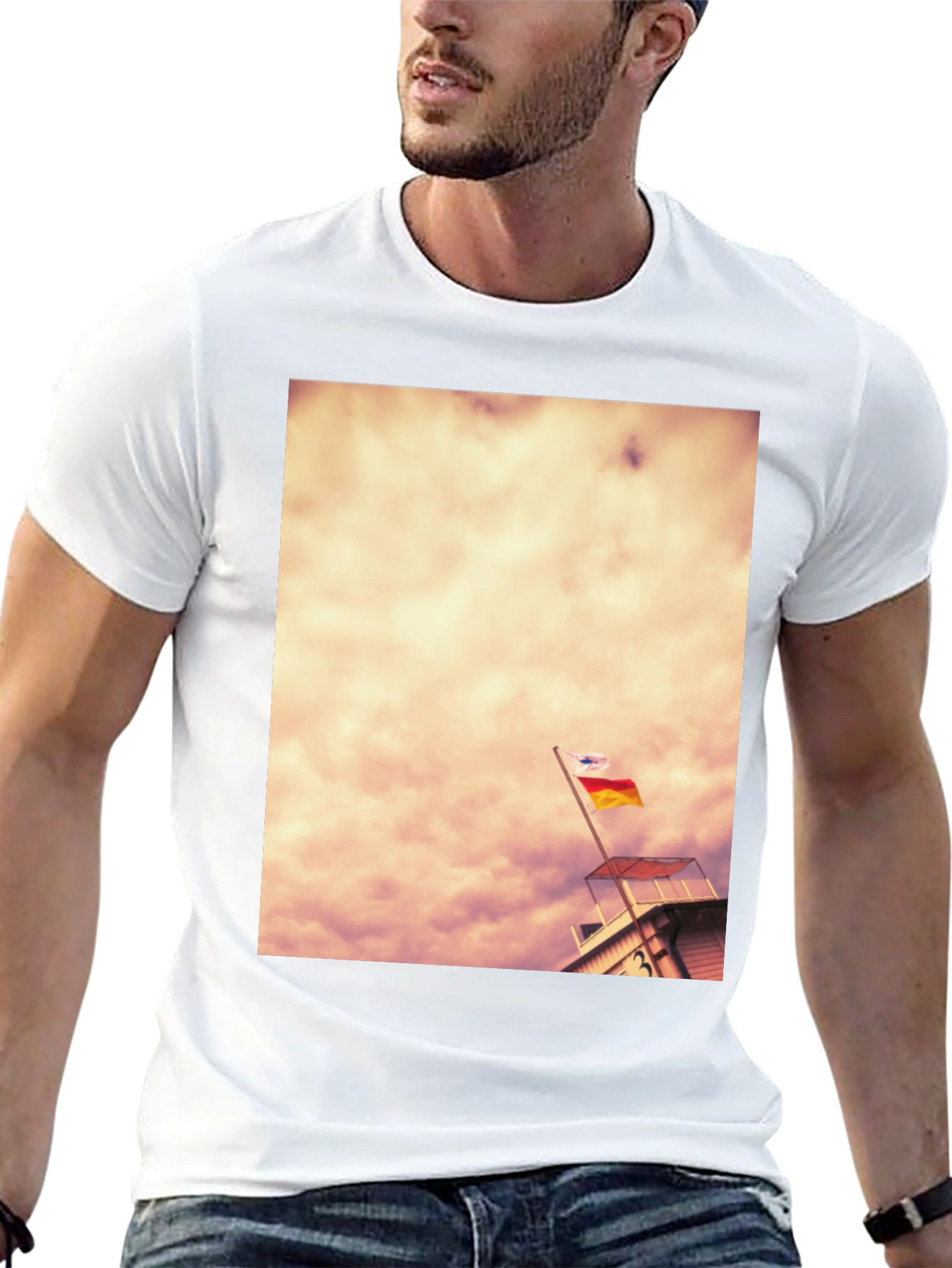Lifeguard Tower T-Shirt: Beach Vibes