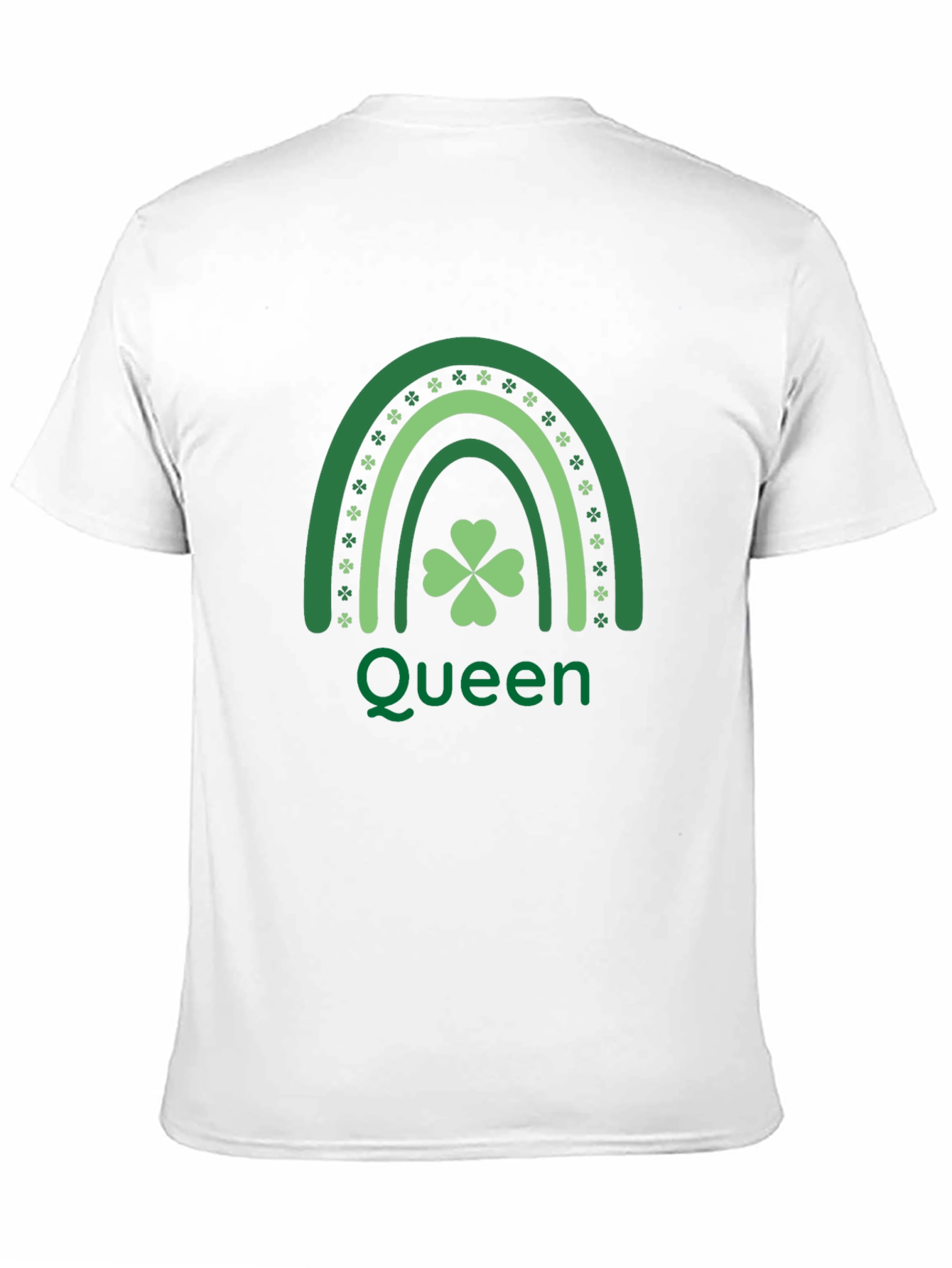 St. Patricks Day Queen Shamrock Rainbow T-Shirt