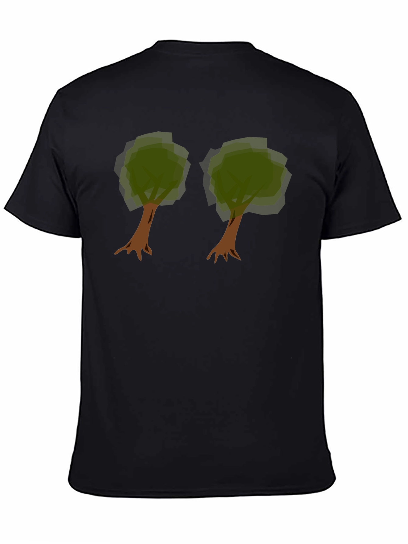 Unique Tree Graphic Tee - Nature Lovers Black T-Shirt