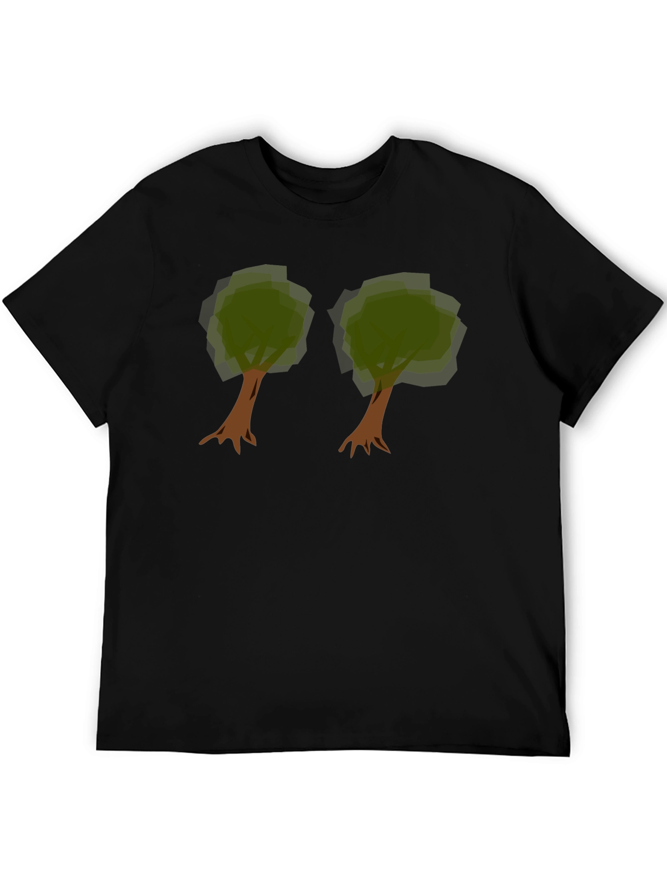 Unique Tree Graphic Tee - Nature Lovers Black T-Shirt