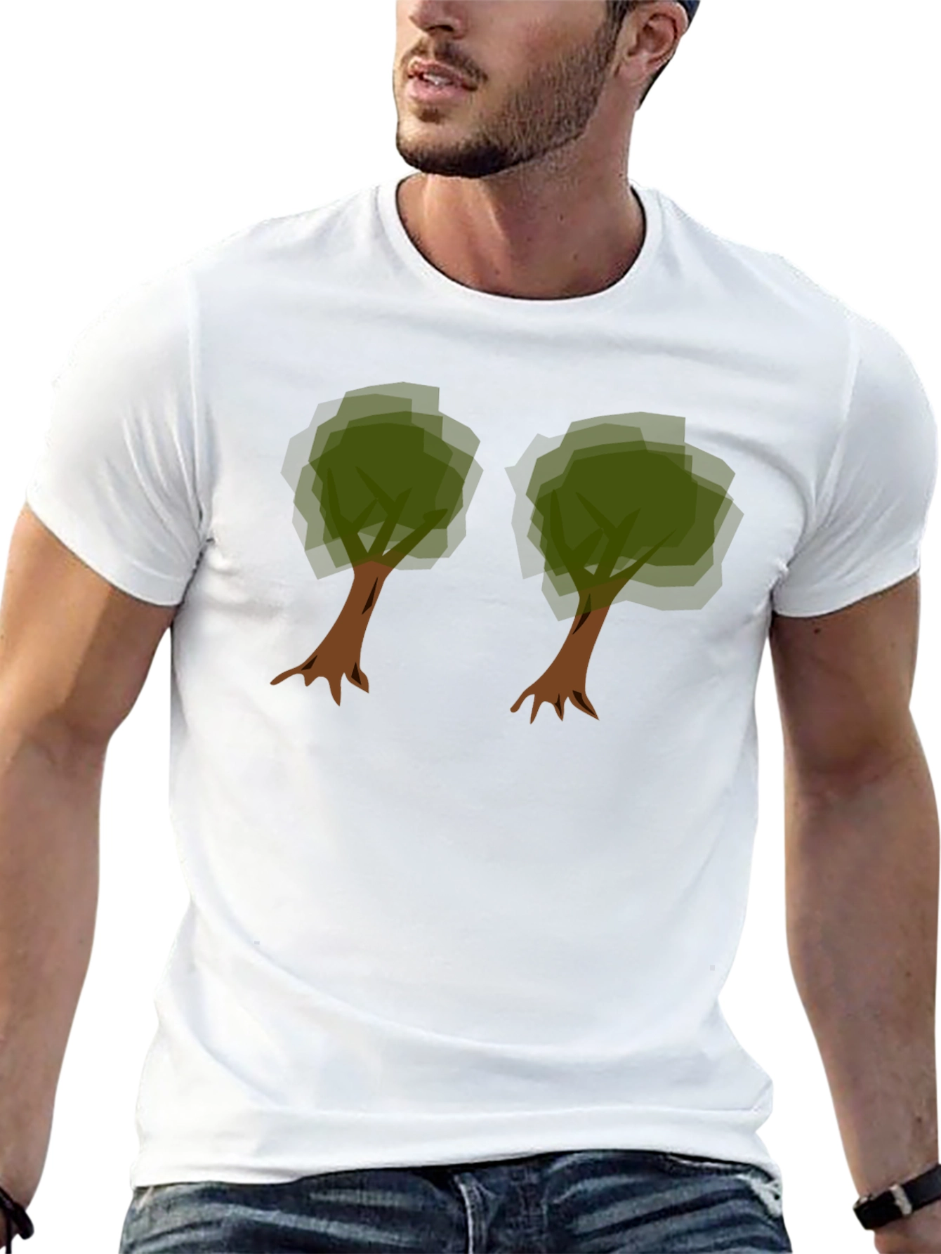 Unique Tree Graphic Tee - Nature Lovers Black T-Shirt