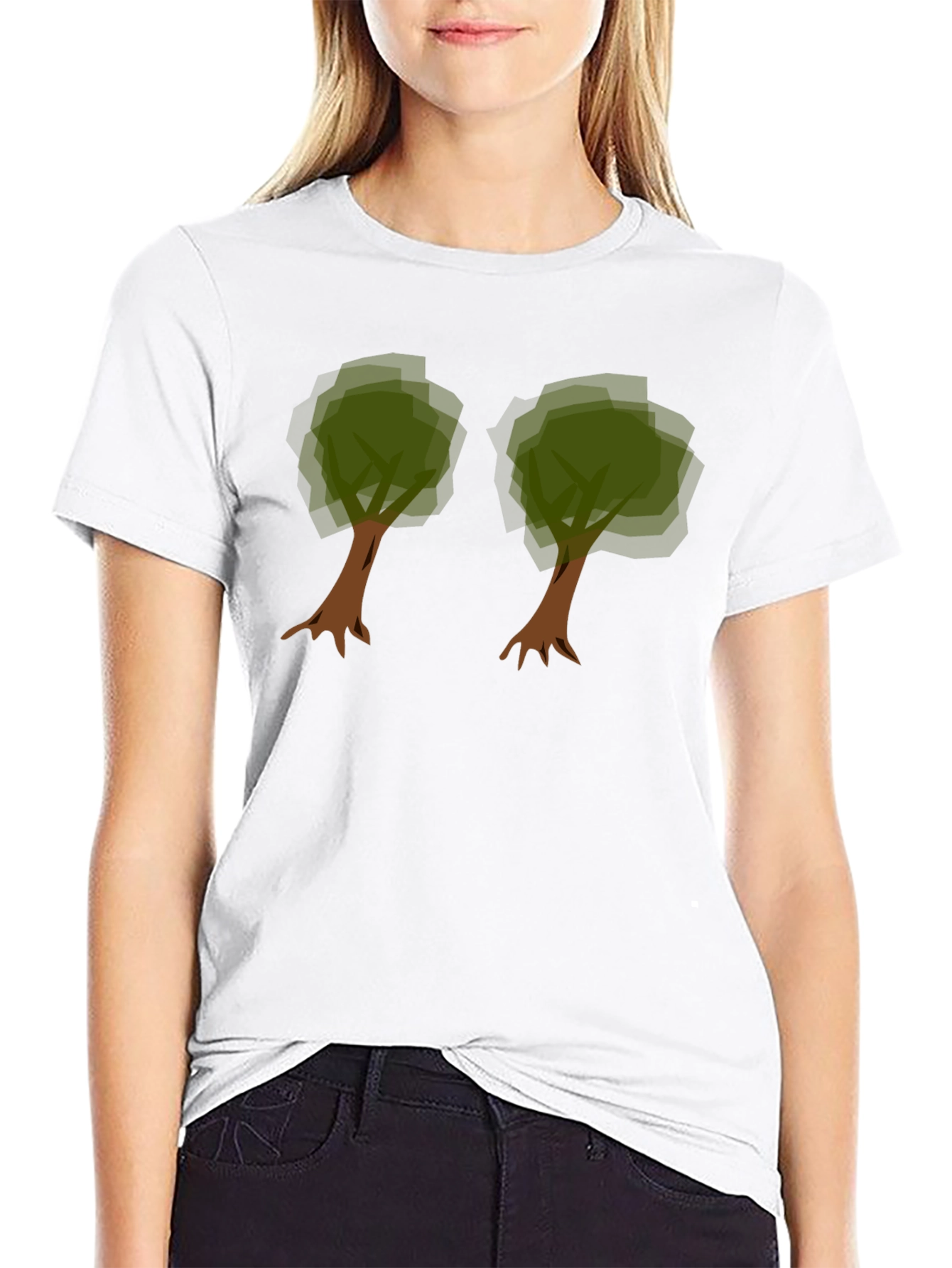 Unique Tree Graphic Tee - Nature Lovers Black T-Shirt