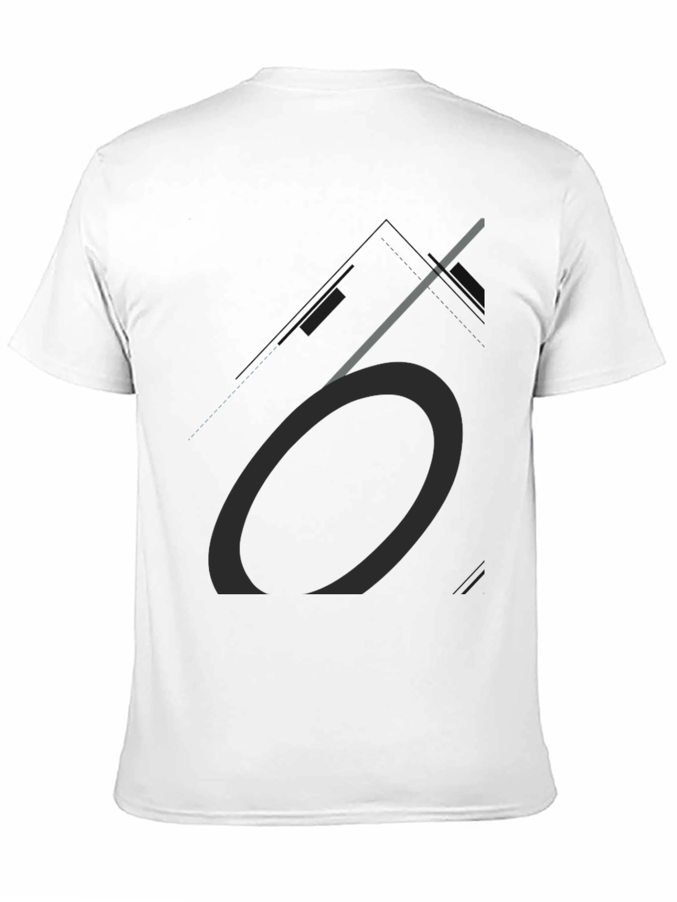 Minimalist Graphic Print Black T-Shirt