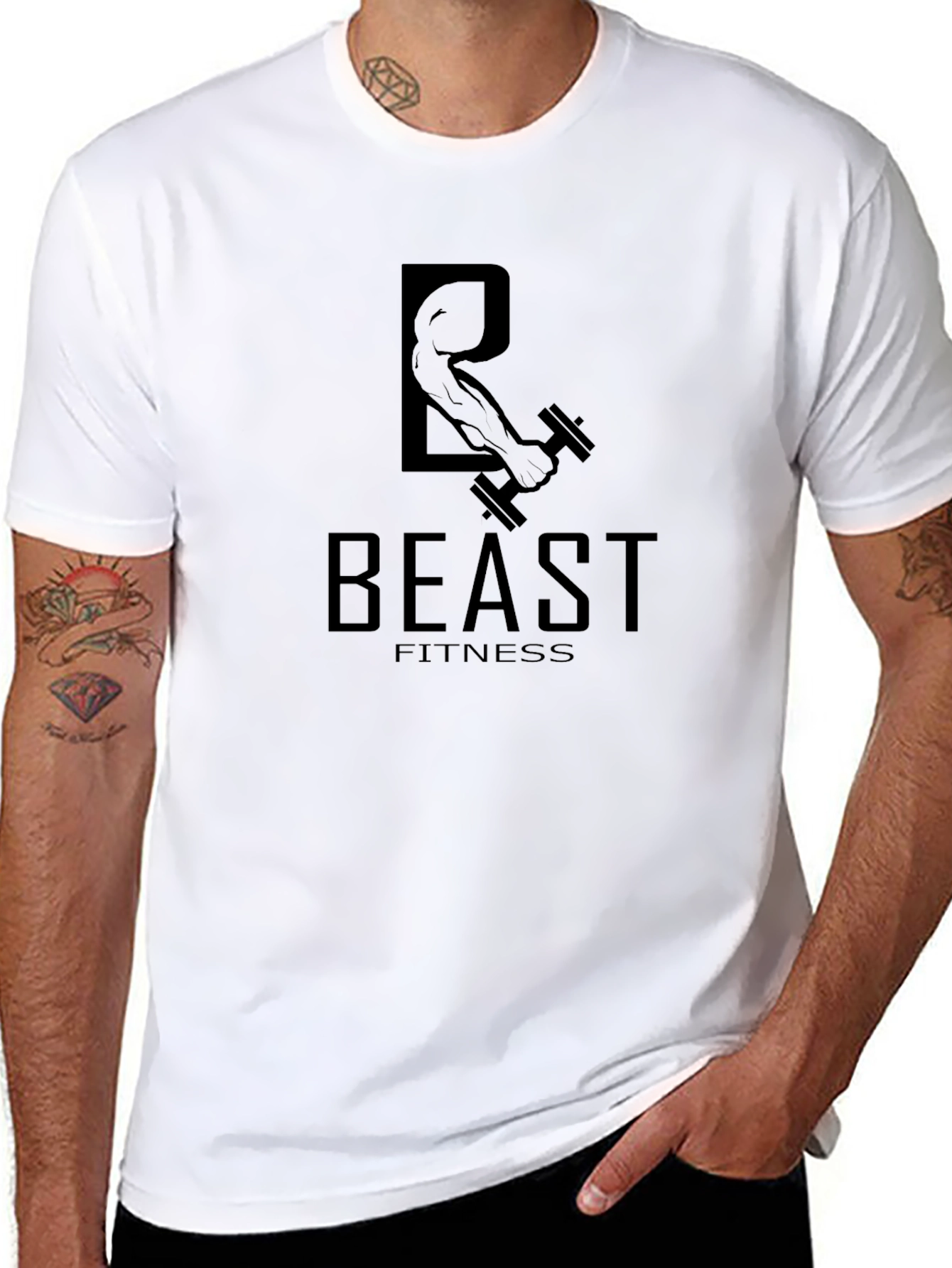 Beast Fitness Black T-Shirt