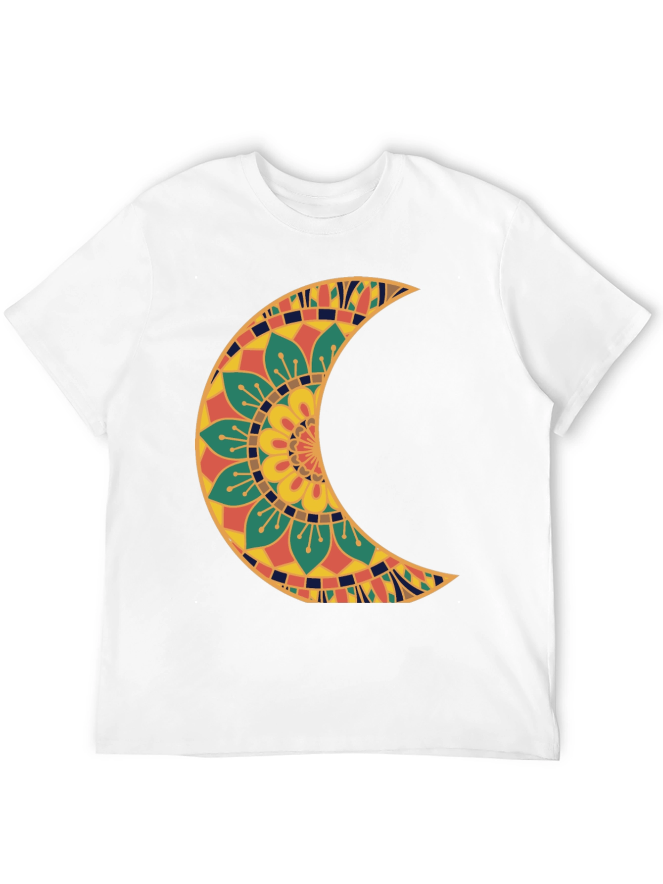 Crescent Moon Mandala Graphic Tee