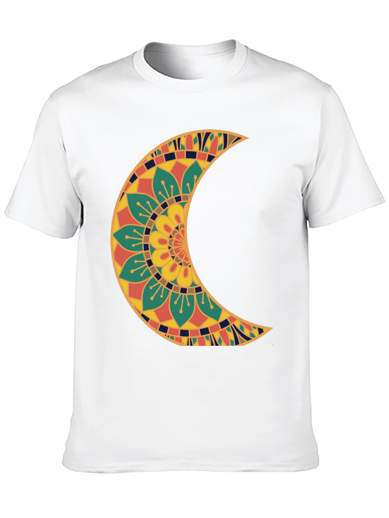 Crescent Moon Mandala Graphic Tee