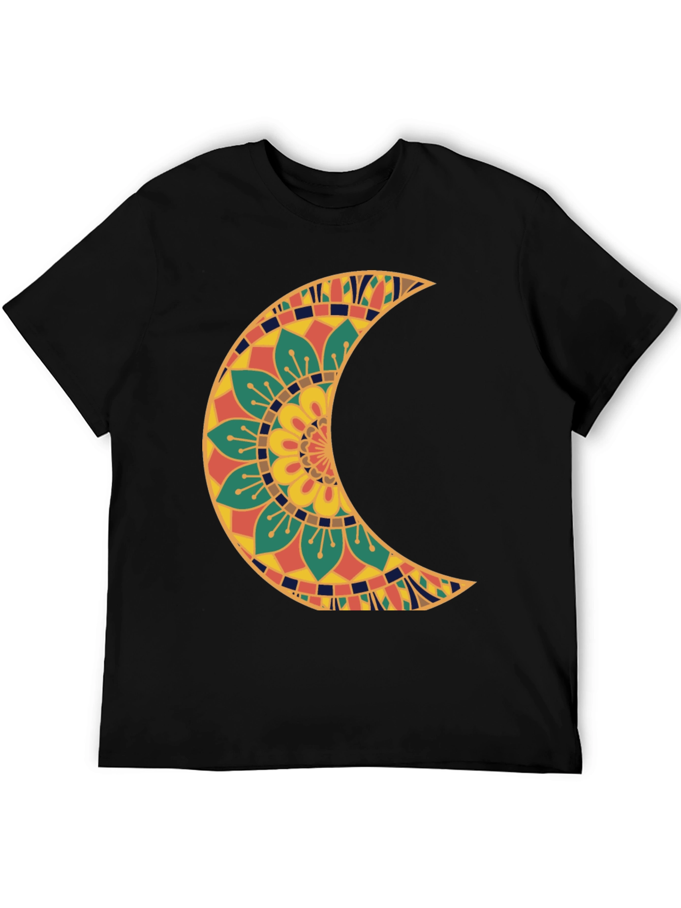 Crescent Moon Mandala Graphic Tee