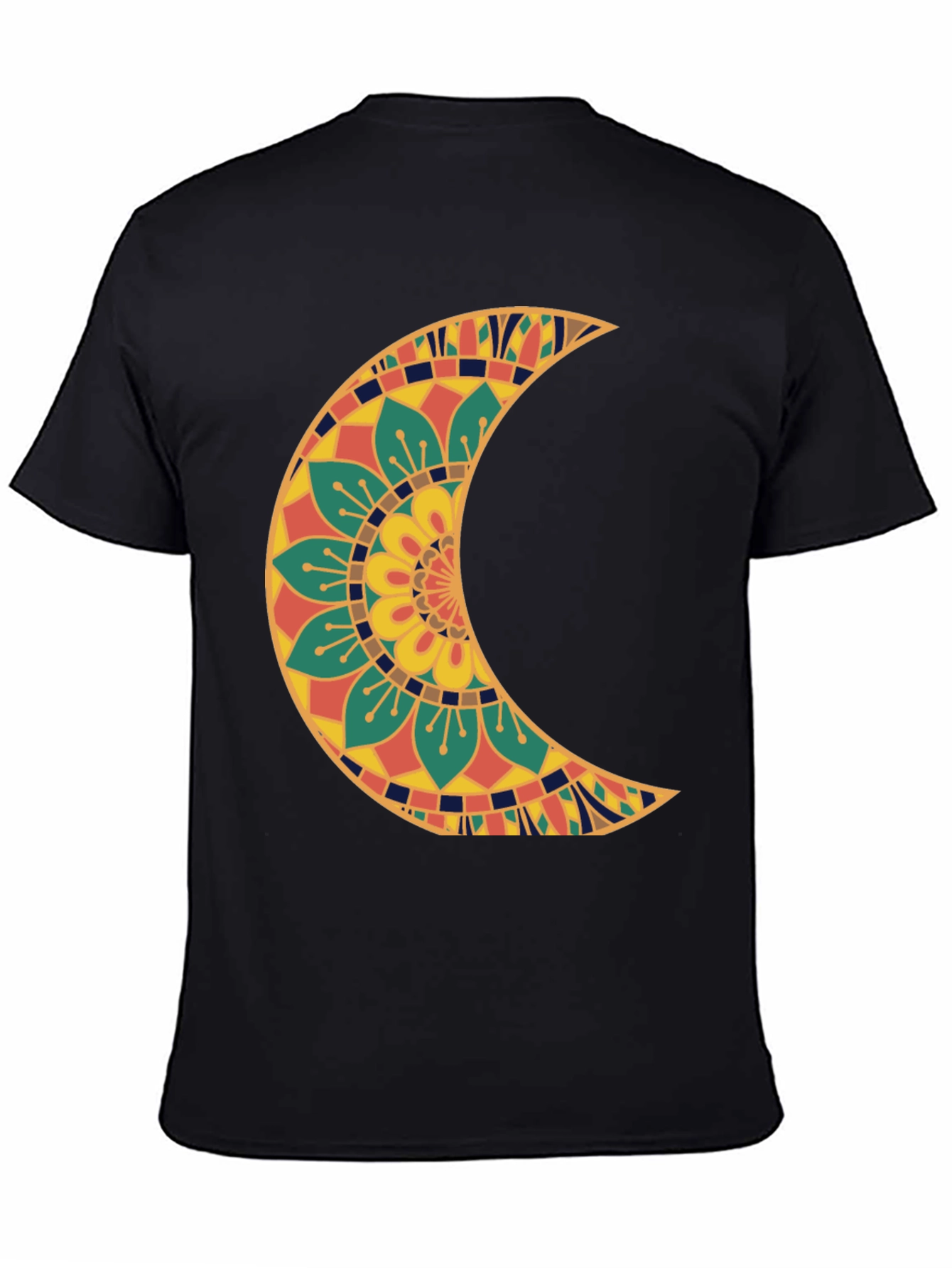 Crescent Moon Mandala Graphic Tee