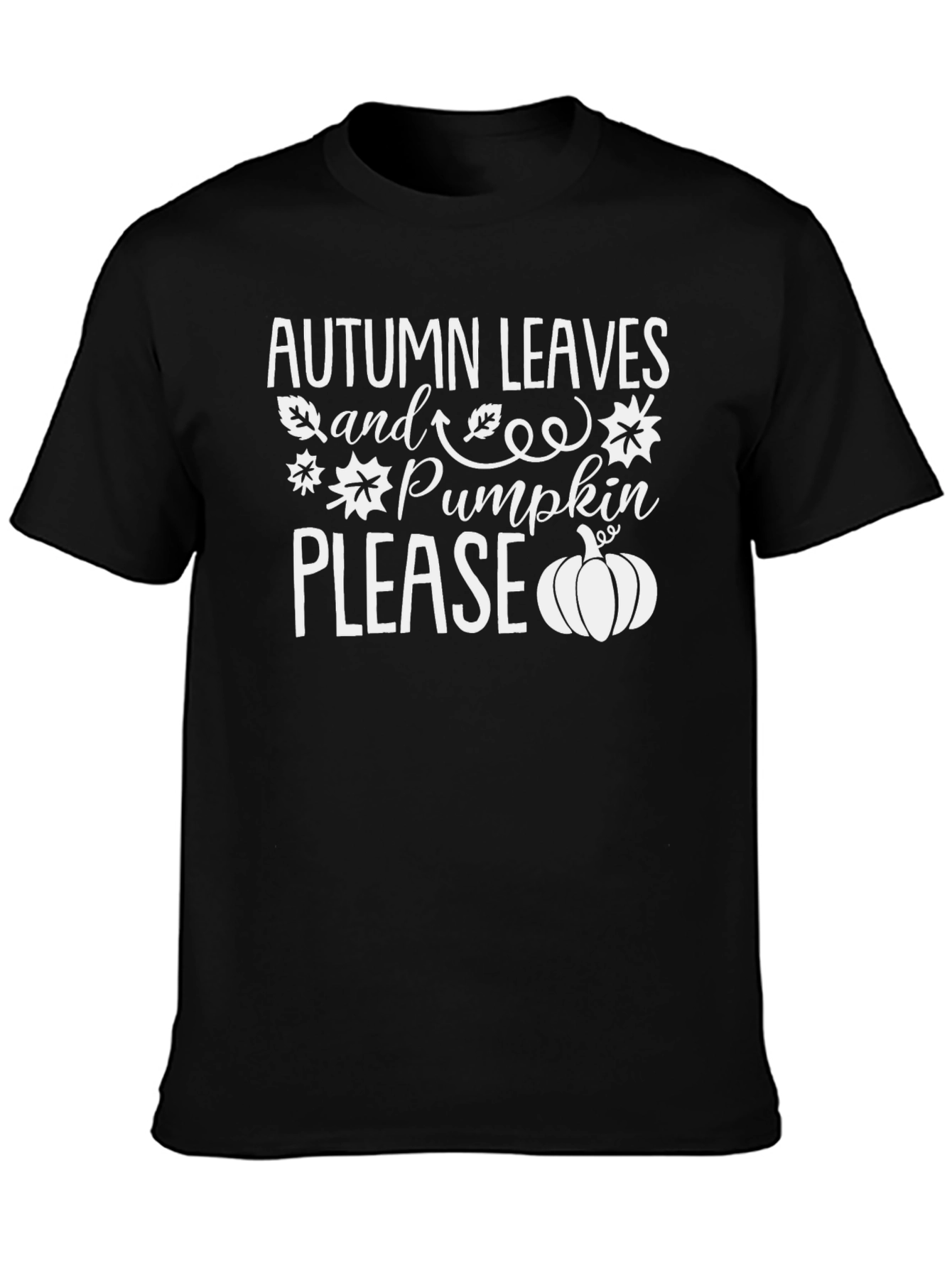 Autumn Leaves & Pumpkin Please Graphic Tee