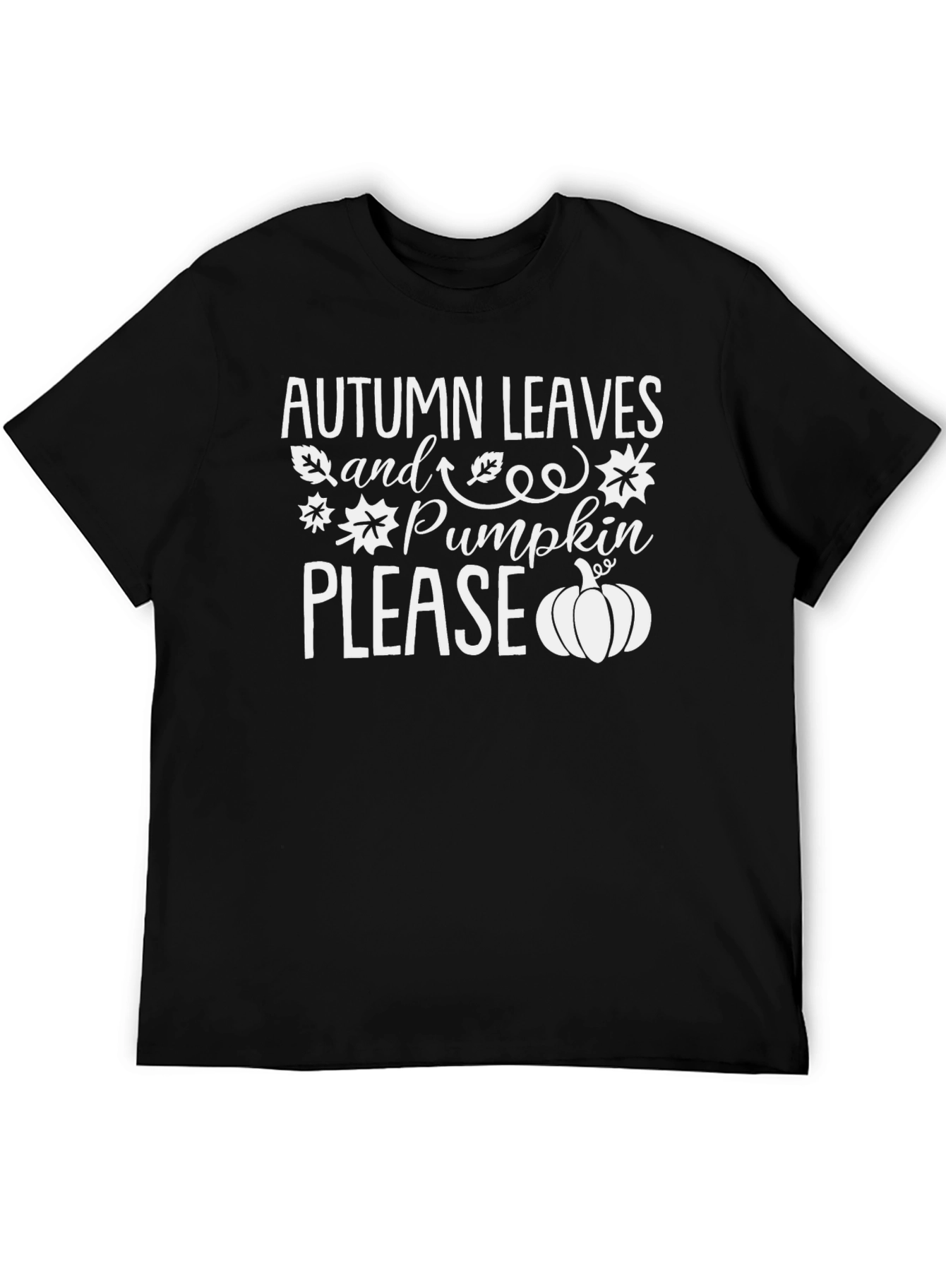 Autumn Leaves & Pumpkin Please Graphic Tee
