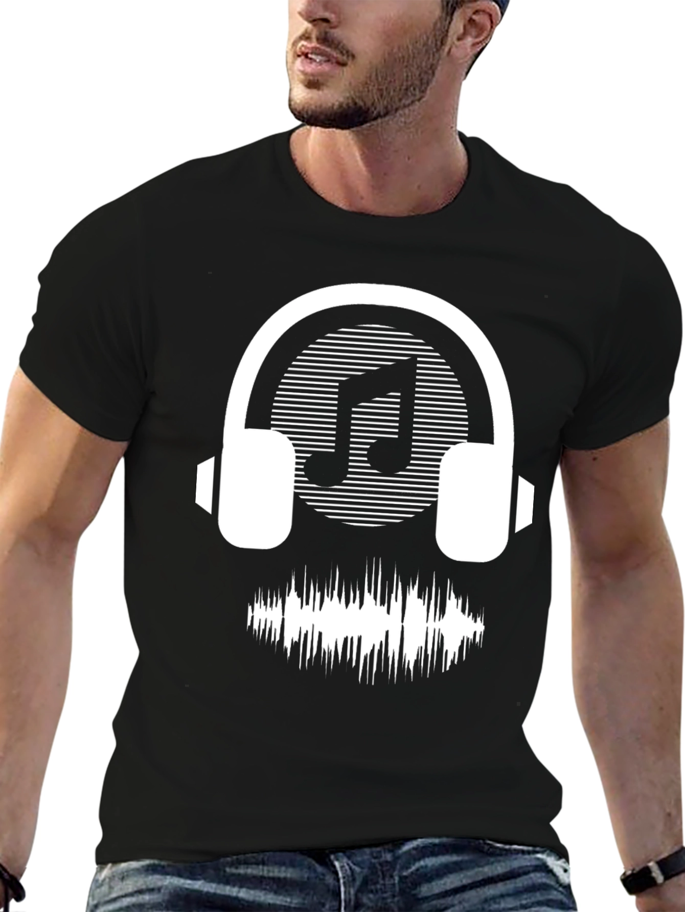 Music Lover T-Shirt - Headphone Graphic