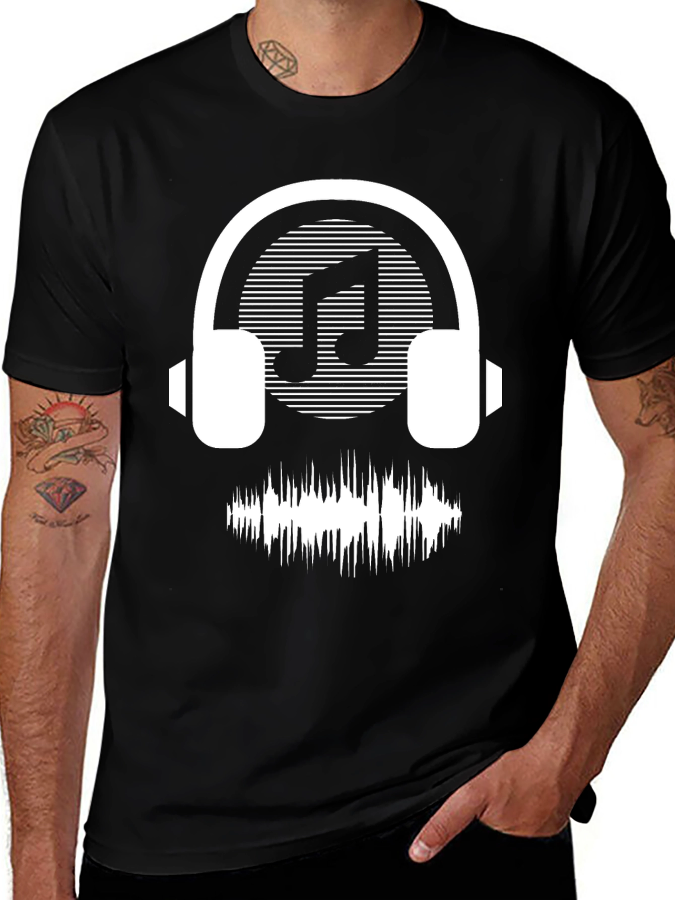 Music Lover T-Shirt - Headphone Graphic