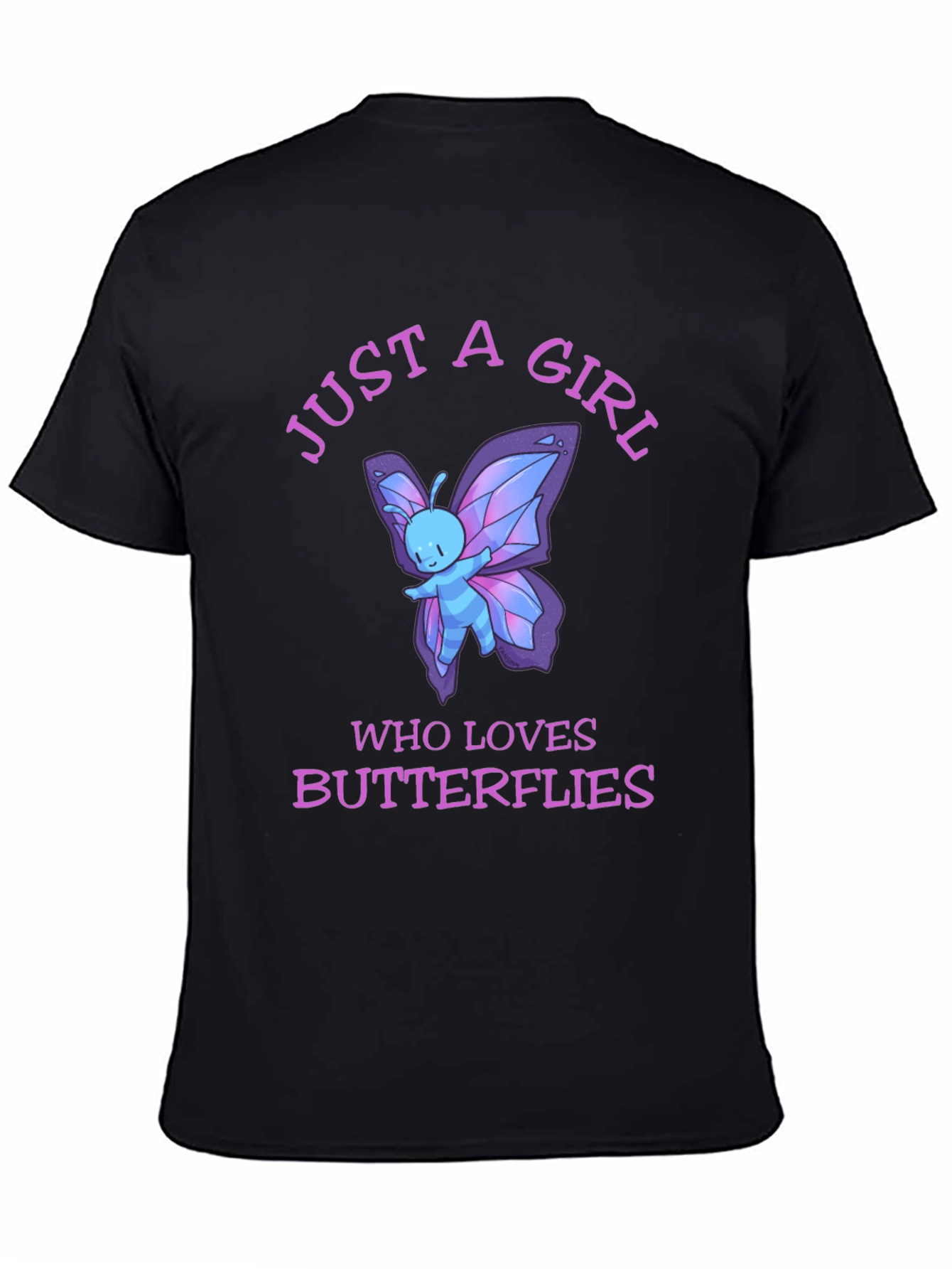 Just A Girl Who Loves Butterflies T-Shirt