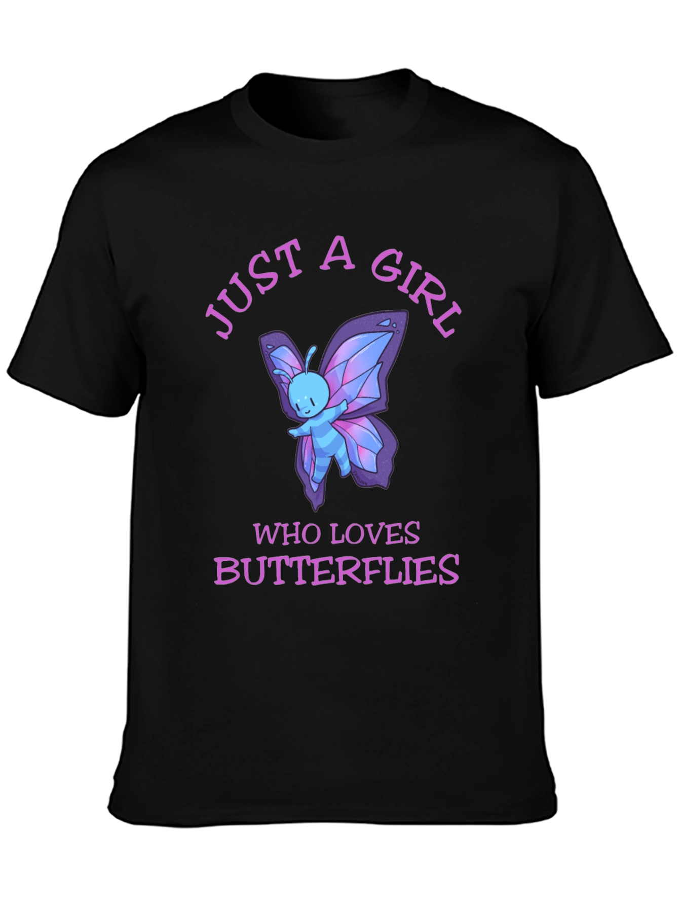 Just A Girl Who Loves Butterflies T-Shirt
