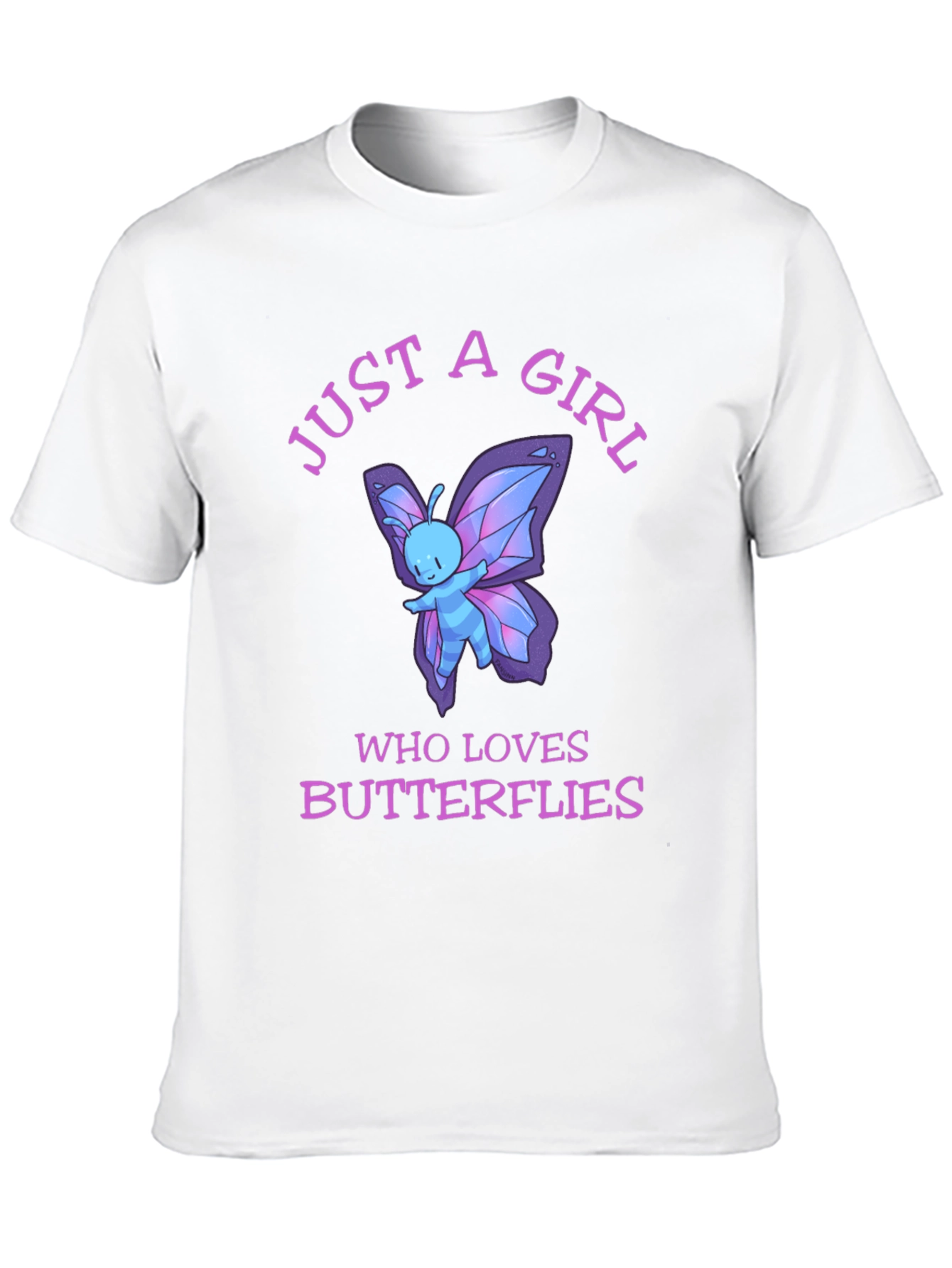 Just A Girl Who Loves Butterflies T-Shirt
