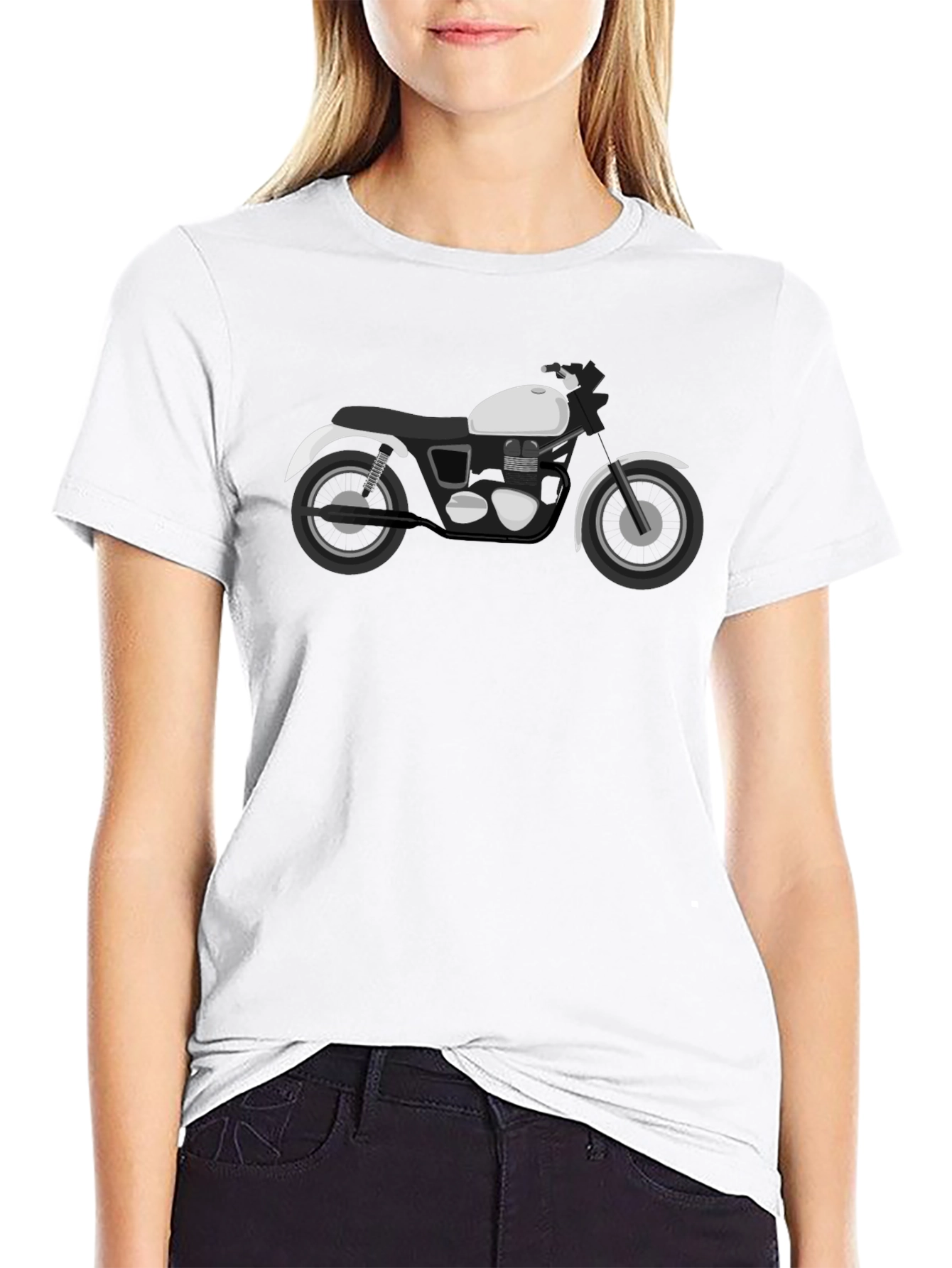 Classic Motorcycle Graphic T-Shirt