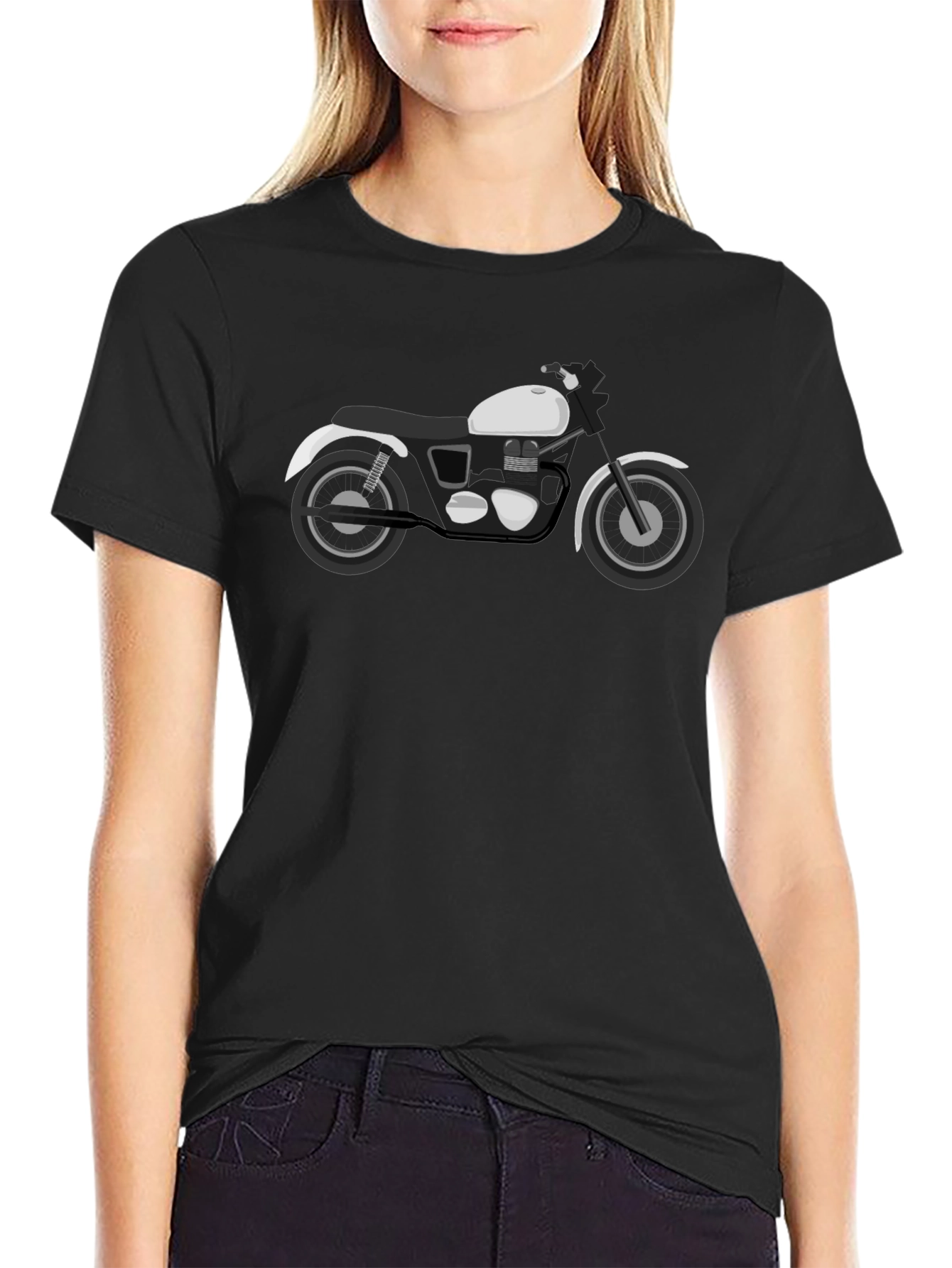 Classic Motorcycle Graphic T-Shirt