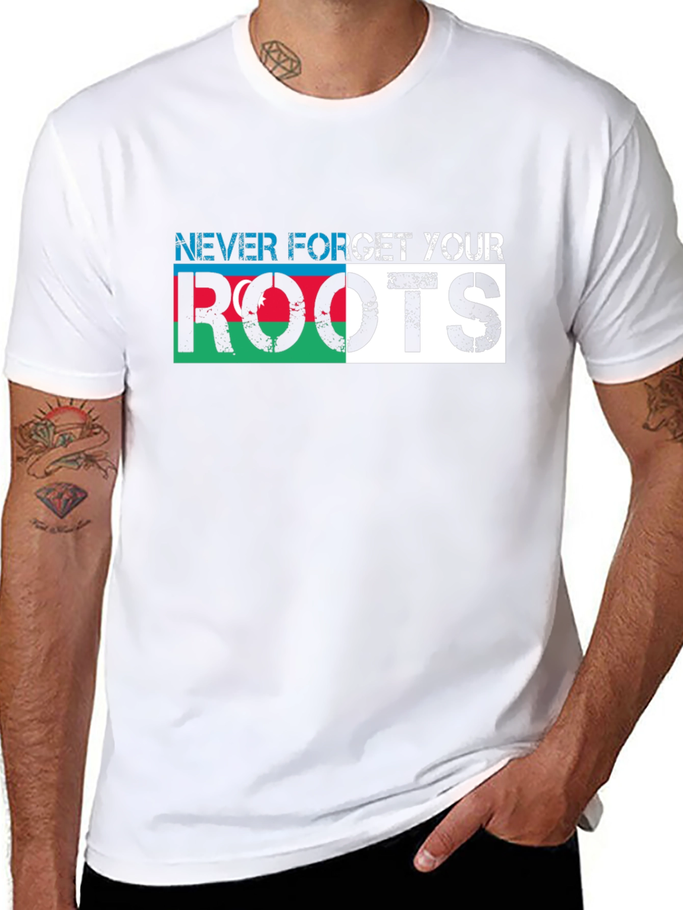 Azerbaijan Roots T-Shirt - Never Forget