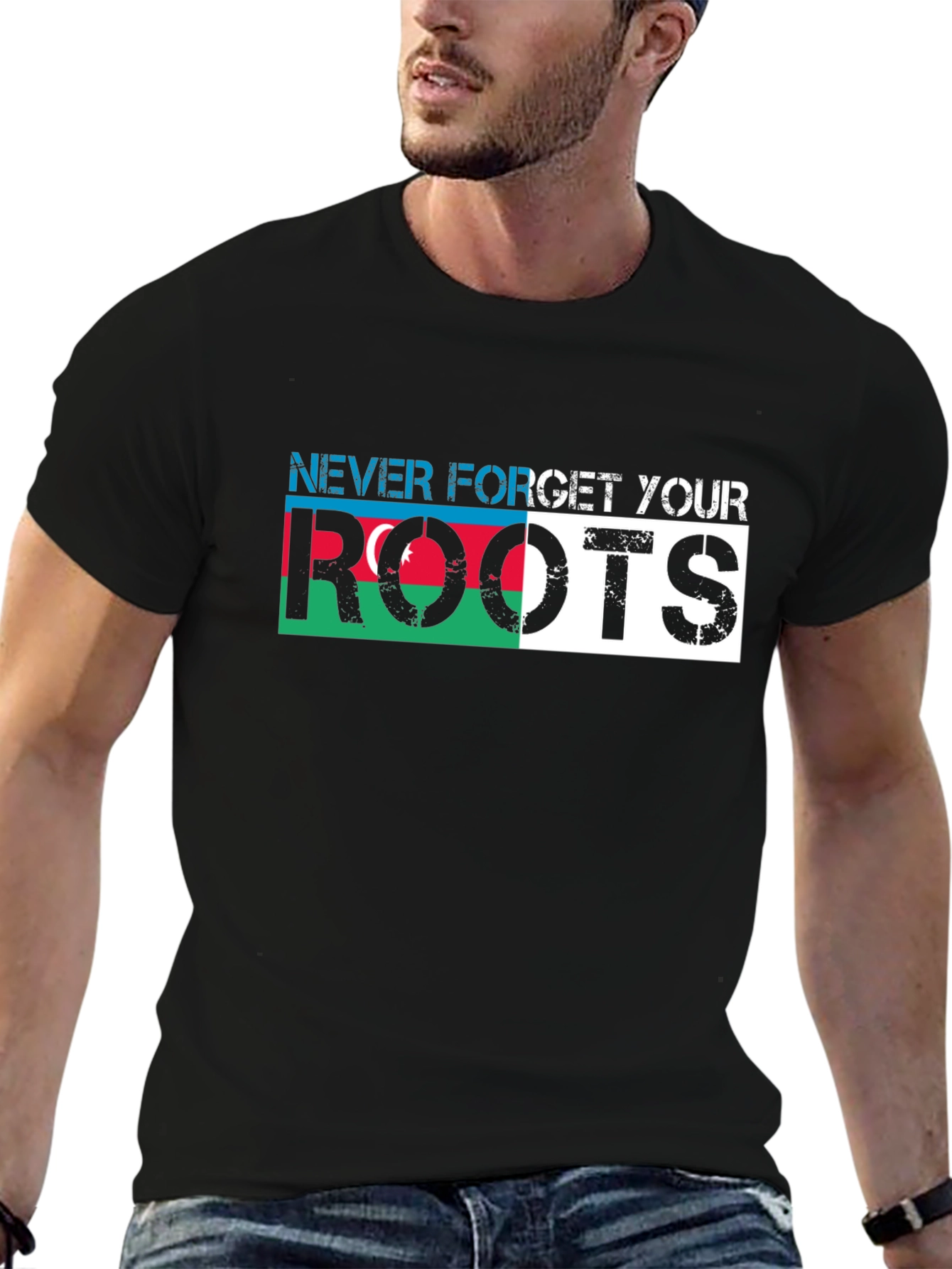 Azerbaijan Roots T-Shirt - Never Forget