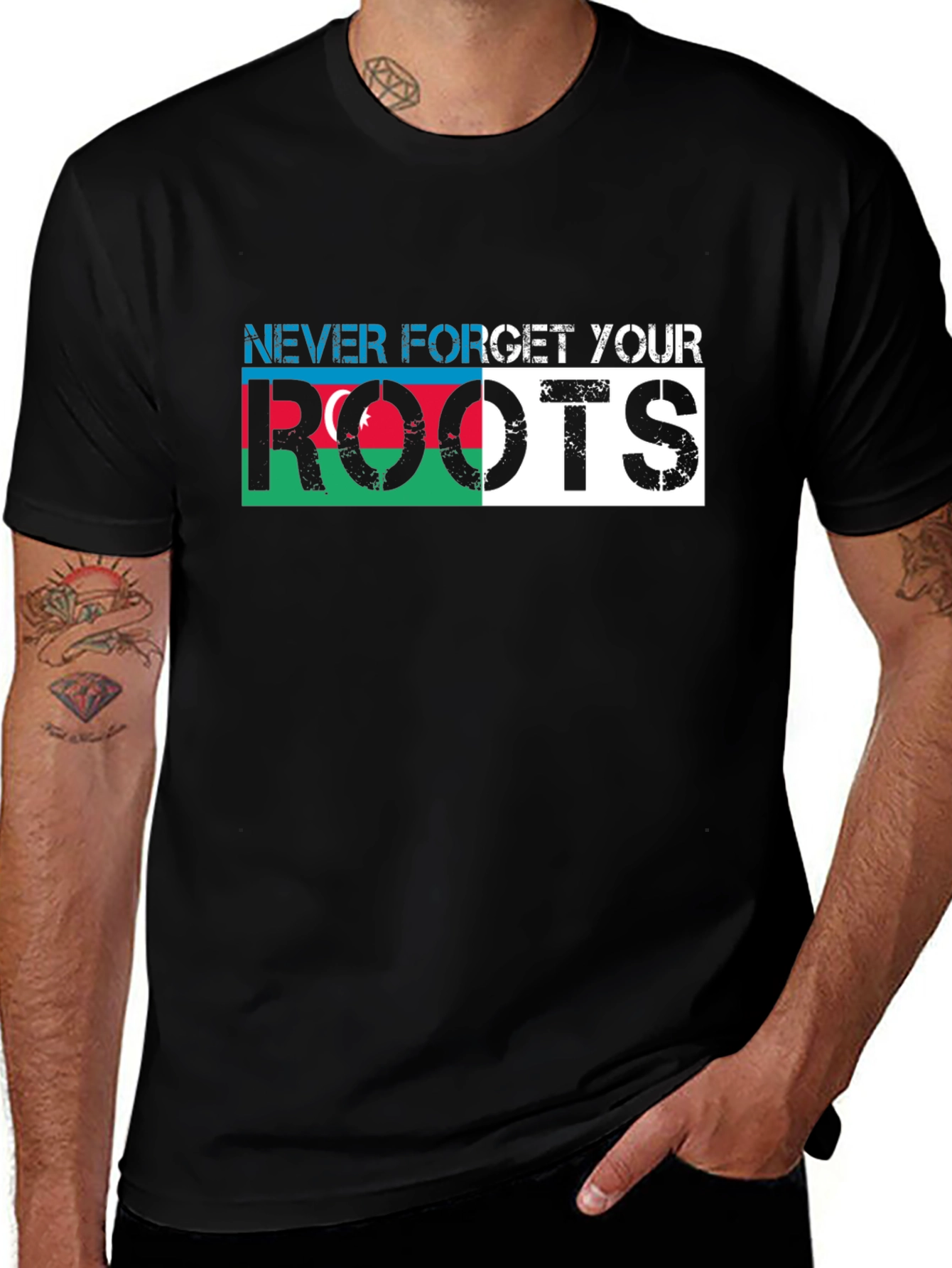 Azerbaijan Roots T-Shirt - Never Forget