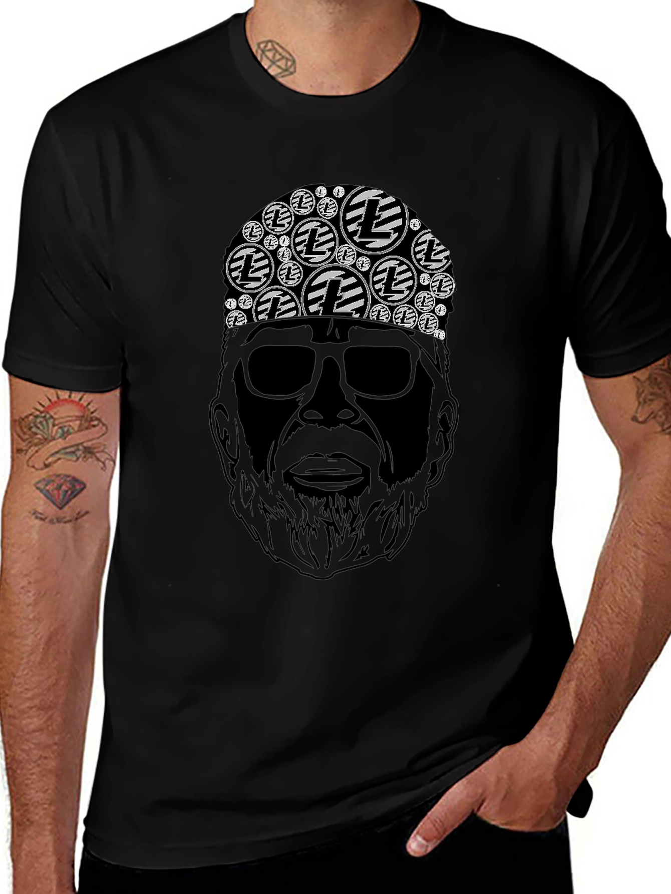 Crypto Cool Tee: Litecoin Graphic T-Shirt
