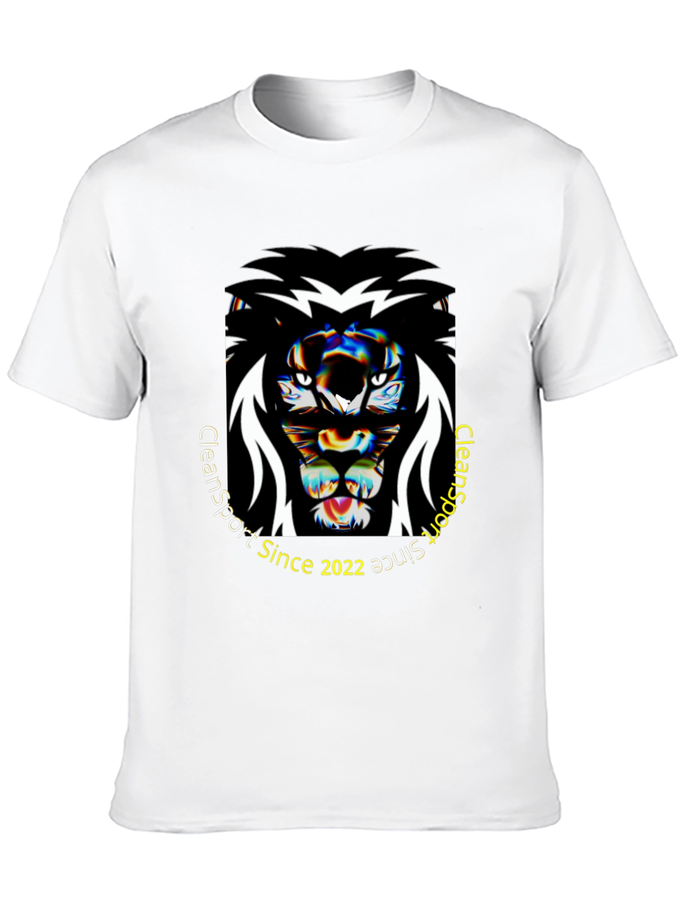 Clean Sport Lion Graphic T-Shirt
