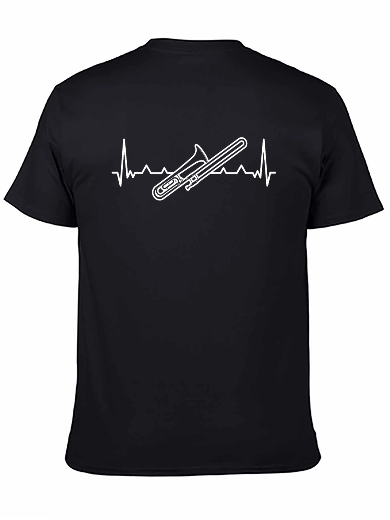 Trombone Heartbeat T-Shirt - Musician Tee