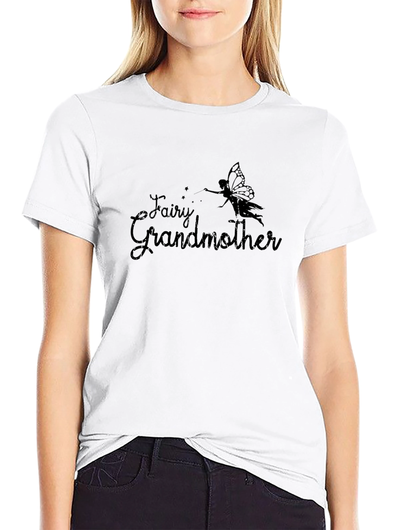 Fairy Grandmother Black T-Shirt