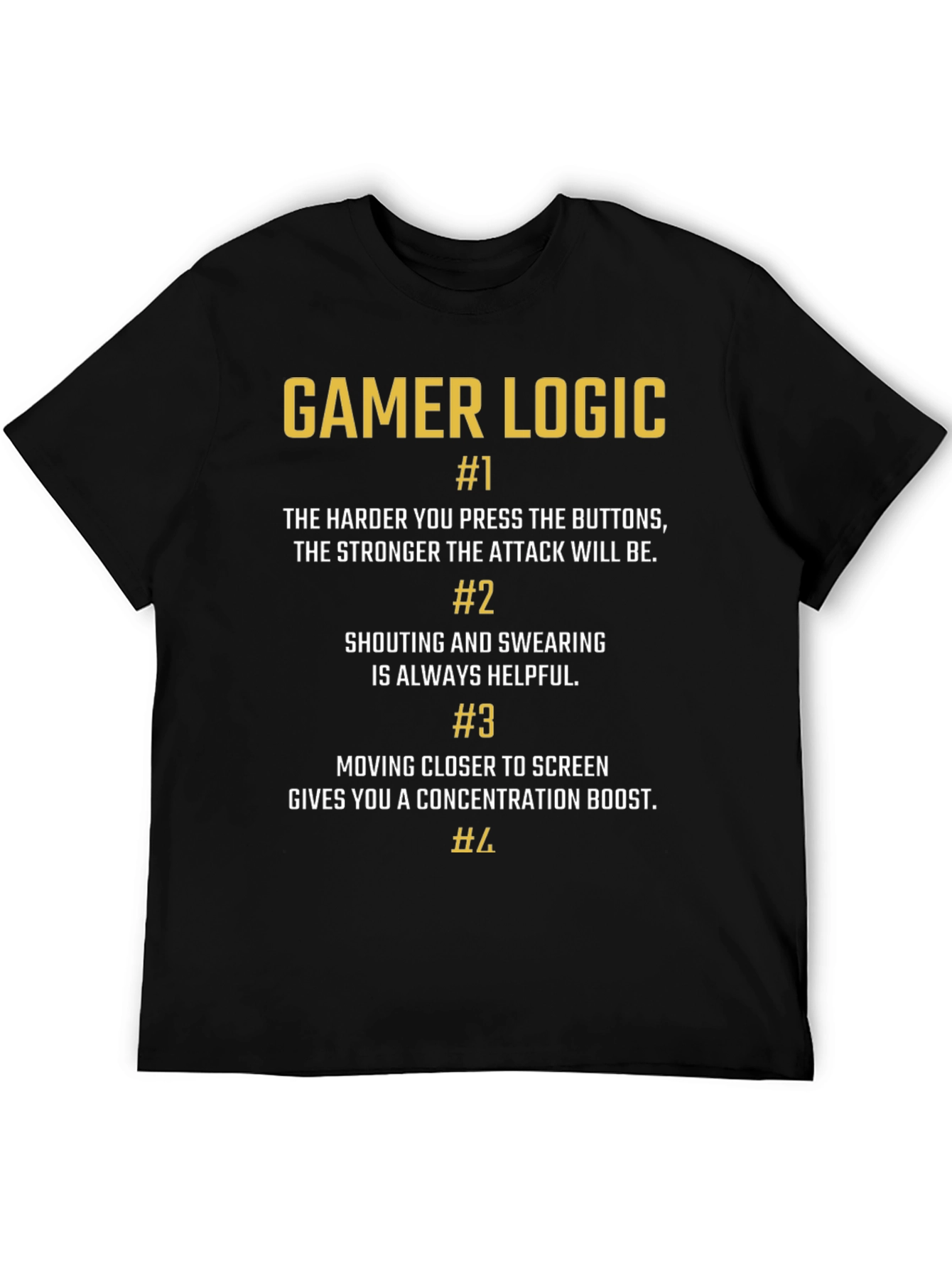 Gamer Logic T-Shirt - Funny Gaming Tee