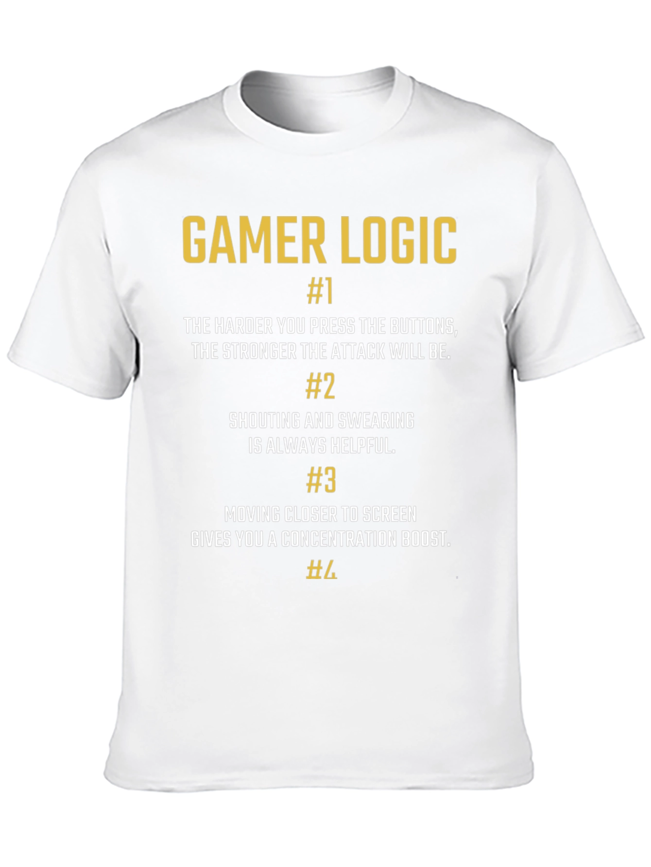 Gamer Logic T-Shirt - Funny Gaming Tee