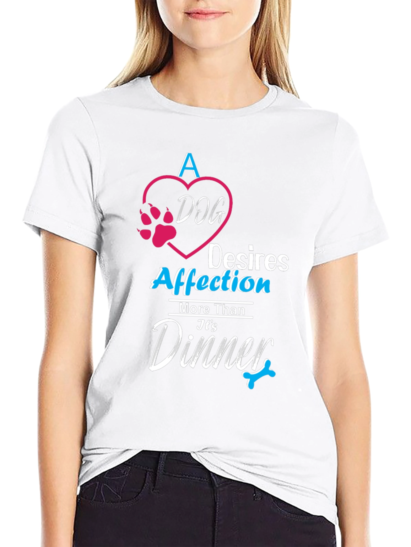 Dog Affection Black T-Shirt