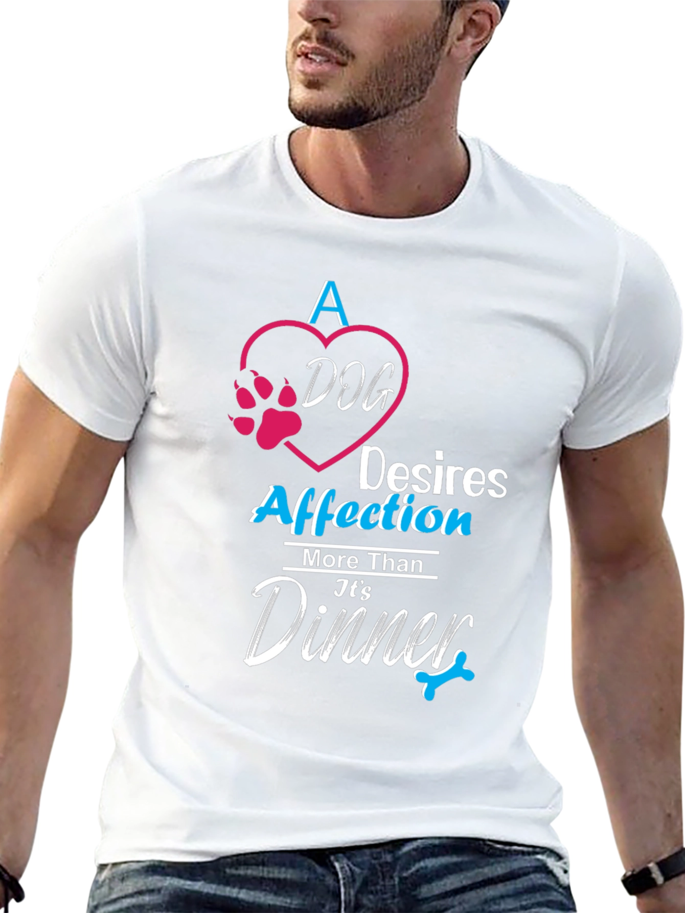 Dog Affection Black T-Shirt
