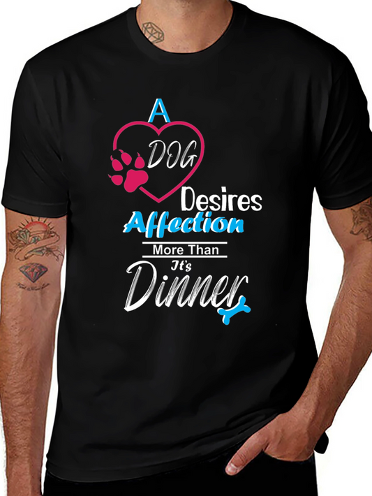 Dog Affection Black T-Shirt