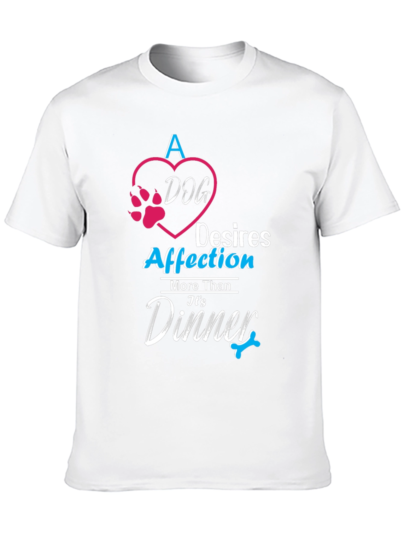 Dog Affection Black T-Shirt