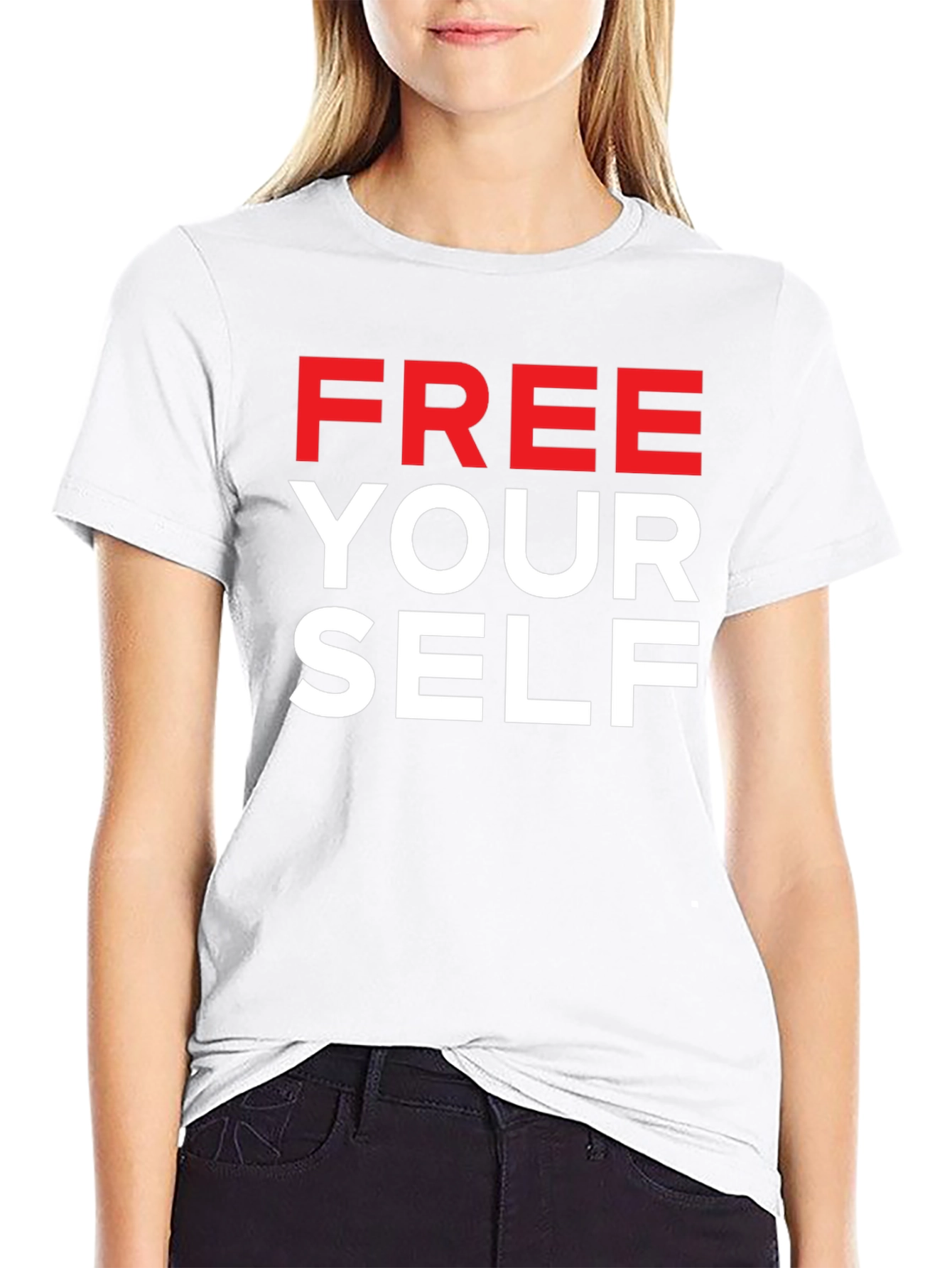 Free Yourself Graphic T-Shirt - Bold Statement Tee