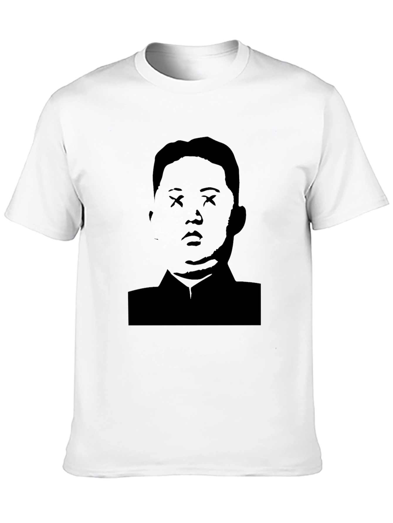 Kim Jong Un X Eyes Black Graphic T-Shirt