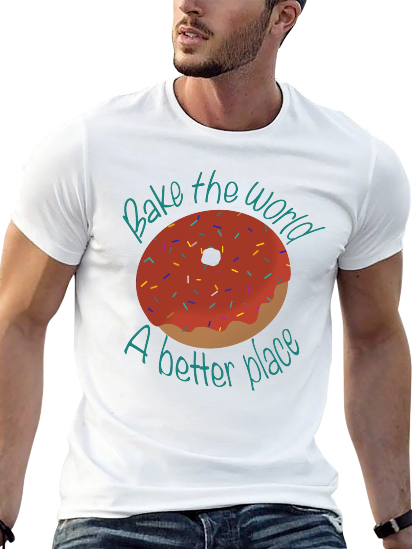 Bake the World Donut T-Shirt