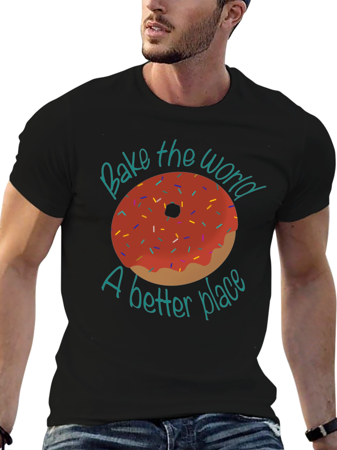 Bake the World Donut T-Shirt