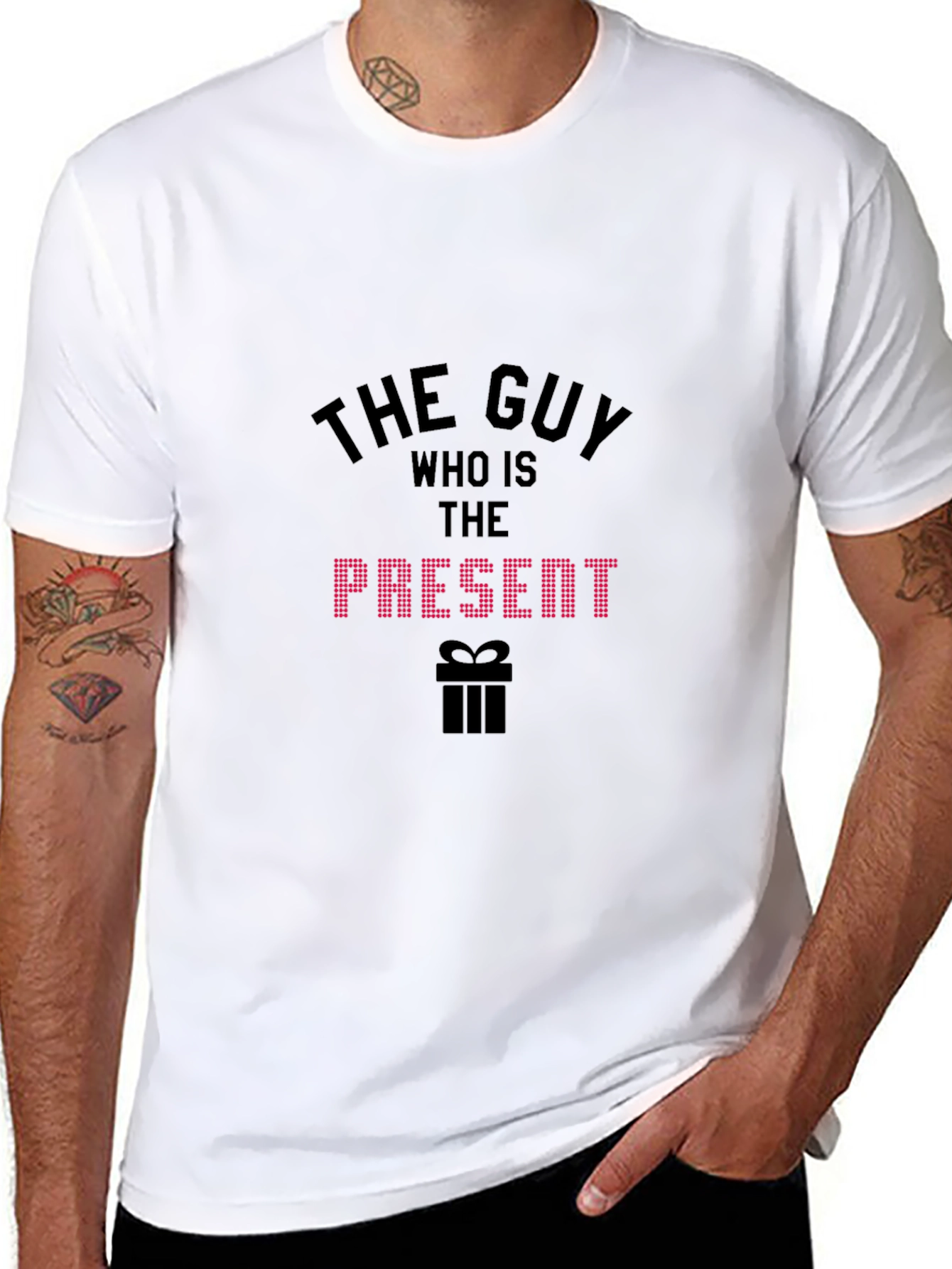 The Guy Present T-Shirt - Fun Birthday Gift Tee