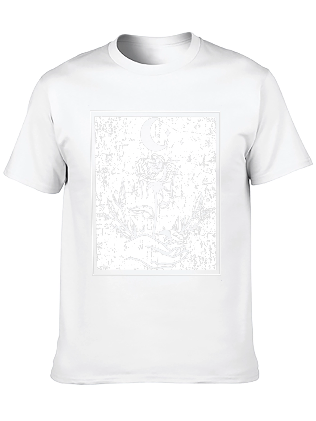Mystic Rose Graphic Tee - Black