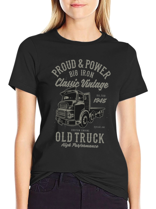 Vintage Truck T-Shirt - Proud & Powerful Classic Design