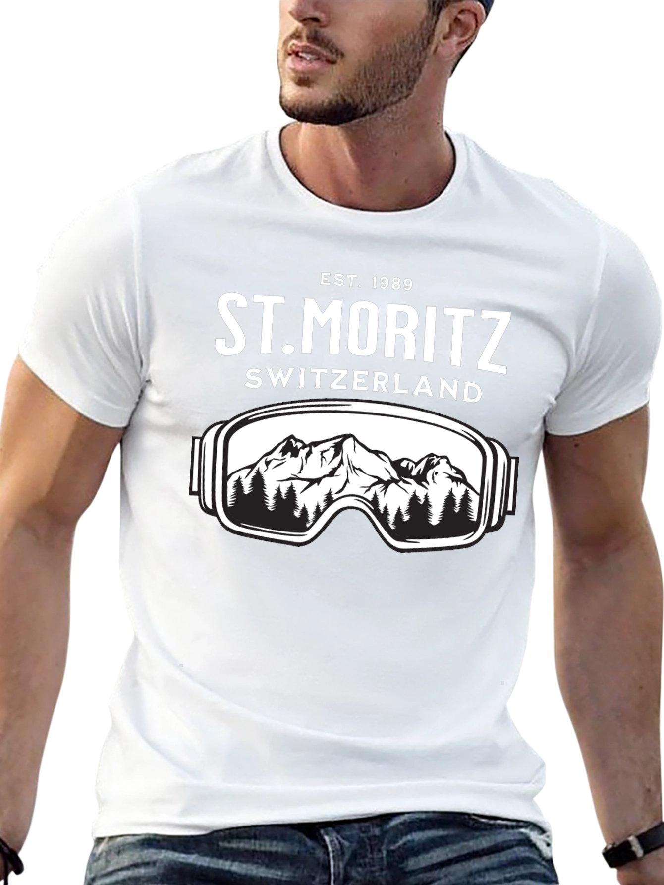 St. Moritz Switzerland Graphic T-Shirt