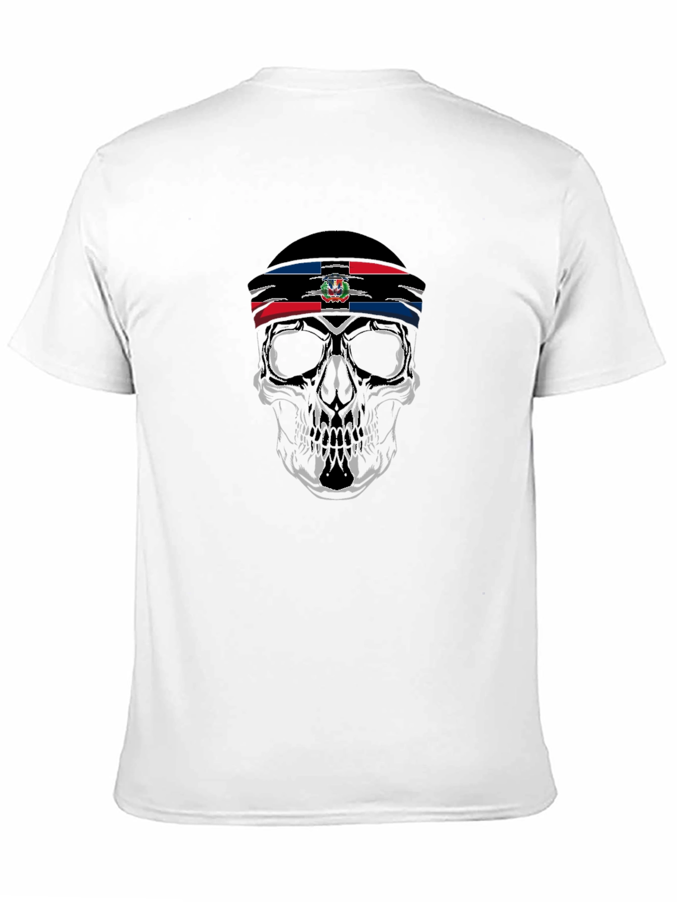 Dominican Skull Graphic Tee - Mens Black T-Shirt
