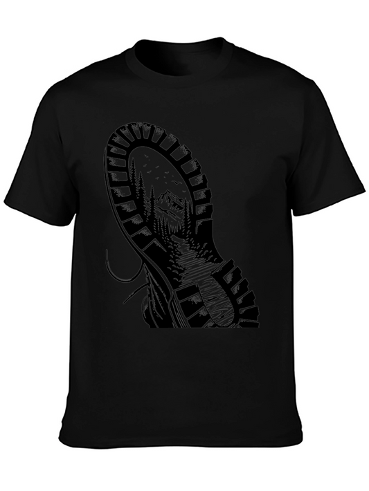 Nature Trail Boot Print Graphic Tee