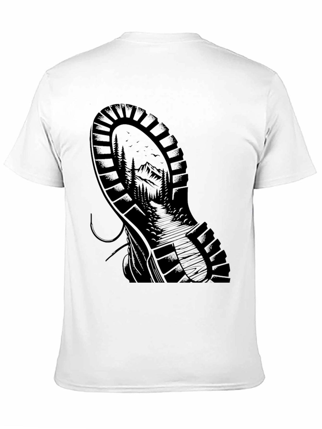 Nature Trail Boot Print Graphic Tee