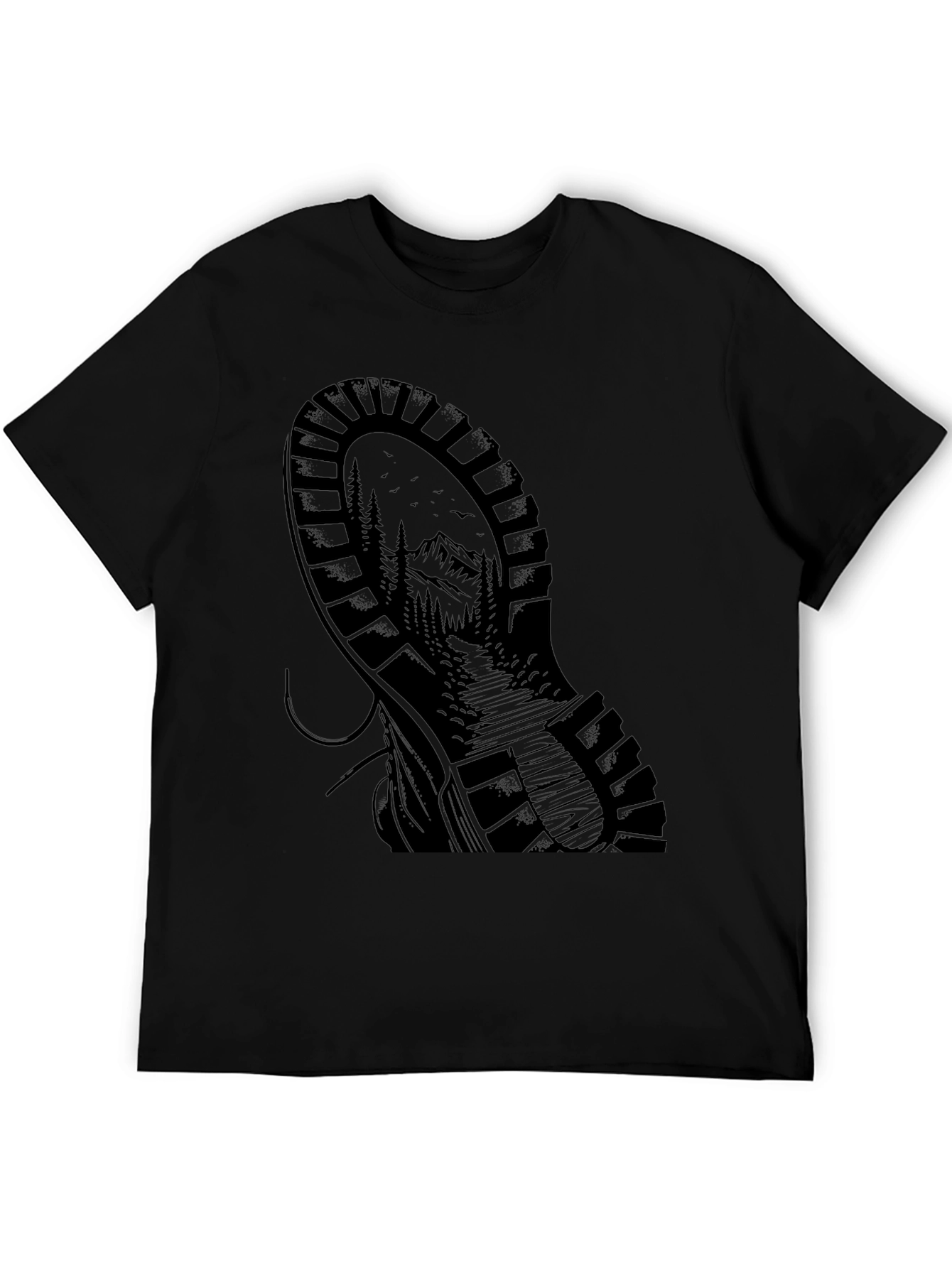 Nature Trail Boot Print Graphic Tee