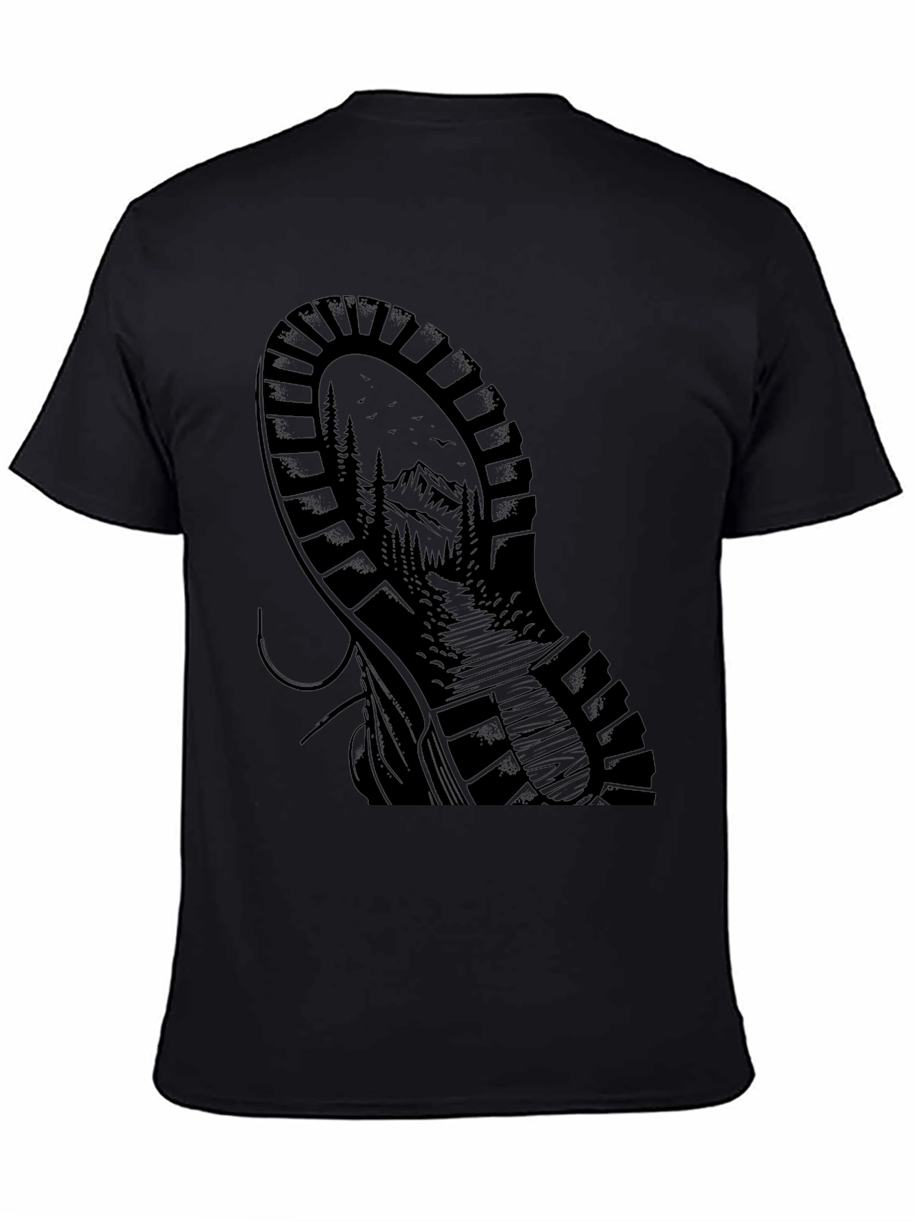Nature Trail Boot Print Graphic Tee