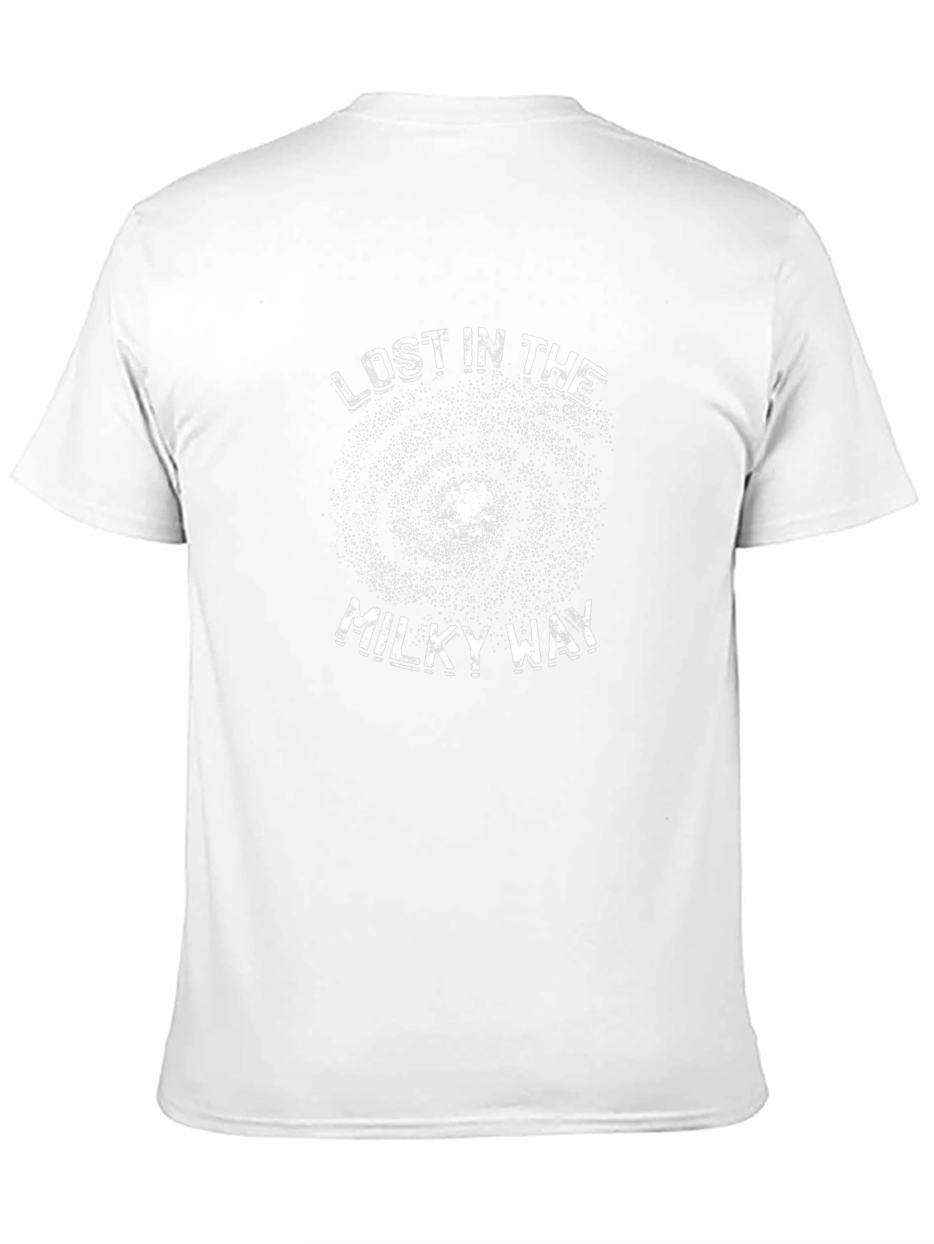 Lost In The Milky Way Black T-Shirt