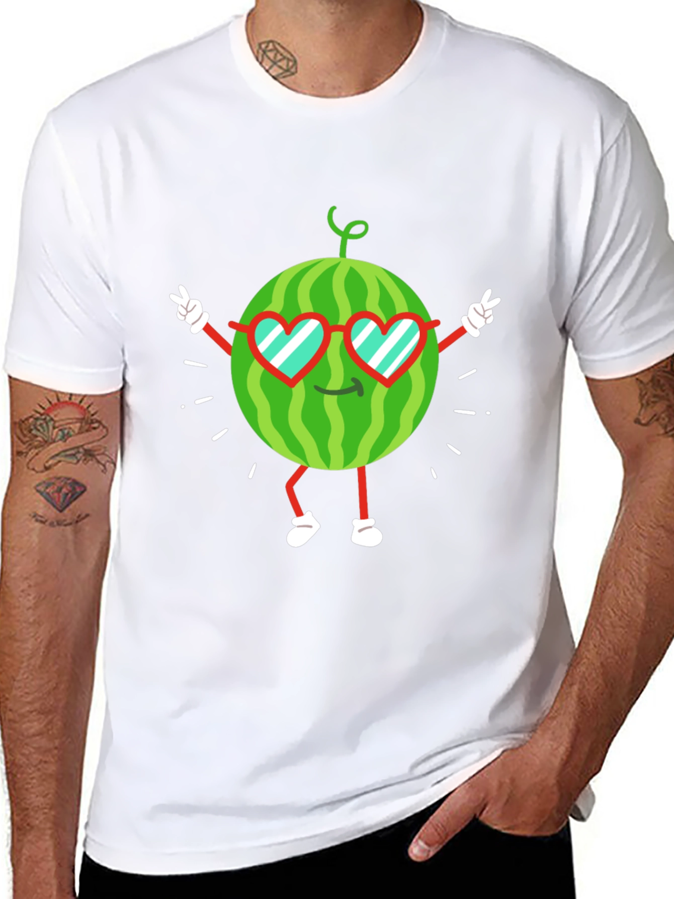 Cool Watermelon Graphic T-Shirt